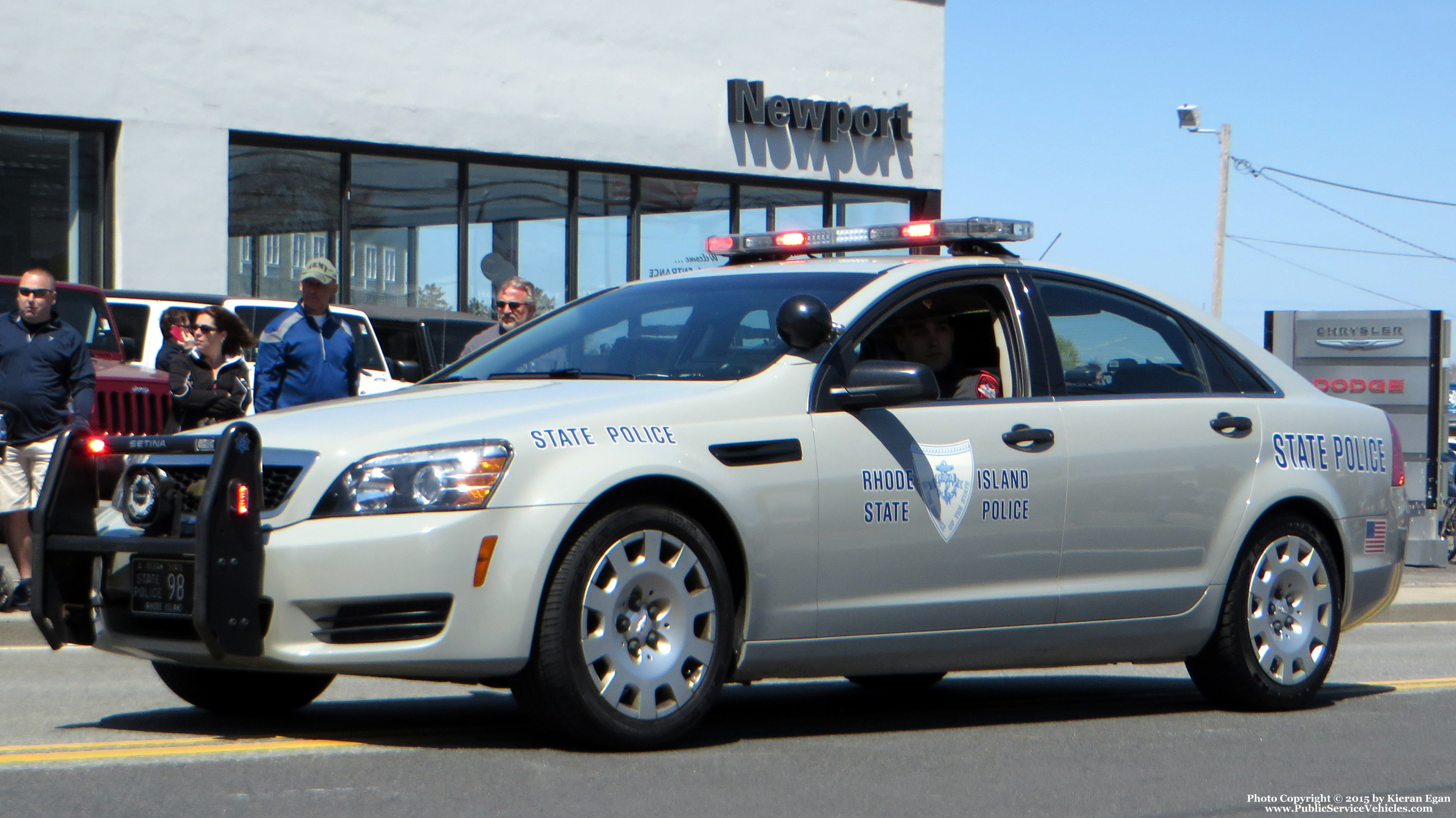 A photo  of Rhode Island State Police
            Cruiser 98, a 2013 Chevrolet Caprice             taken by Kieran Egan