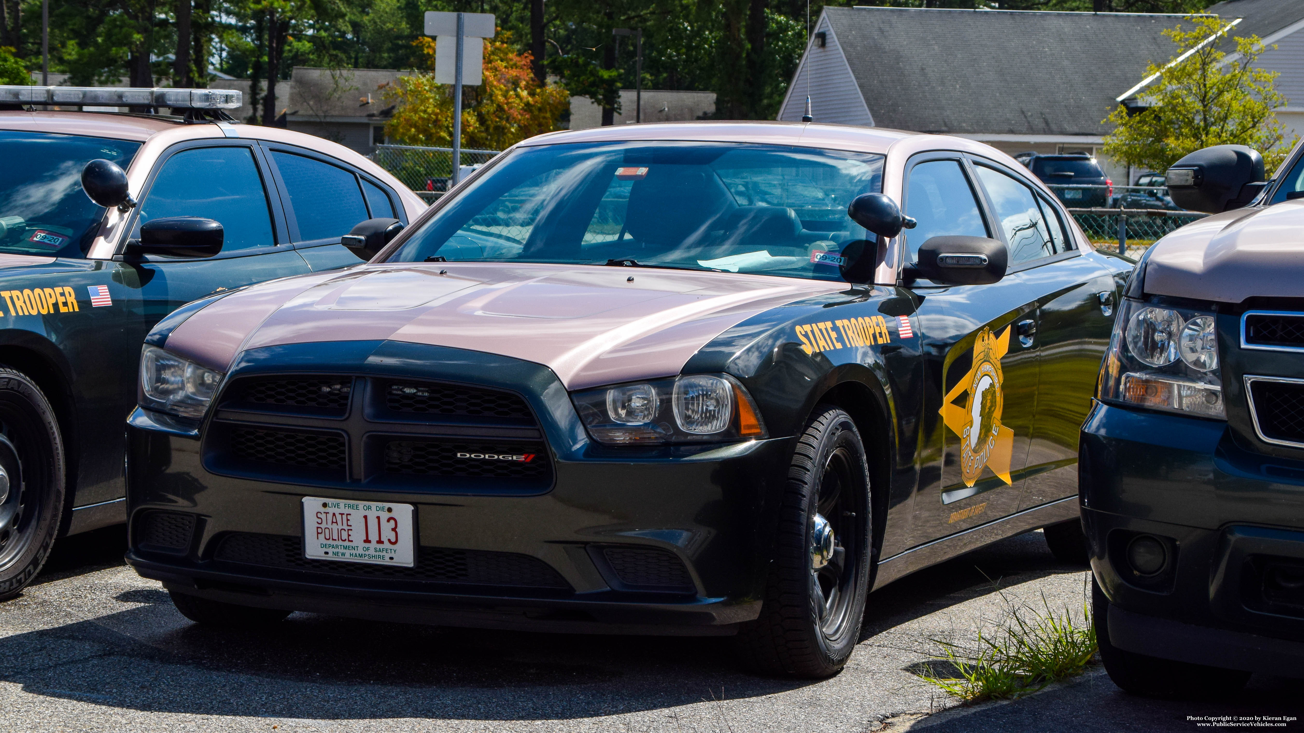 A photo  of New Hampshire State Police
            Cruiser 113, a 2011-2014 Dodge Charger             taken by Kieran Egan