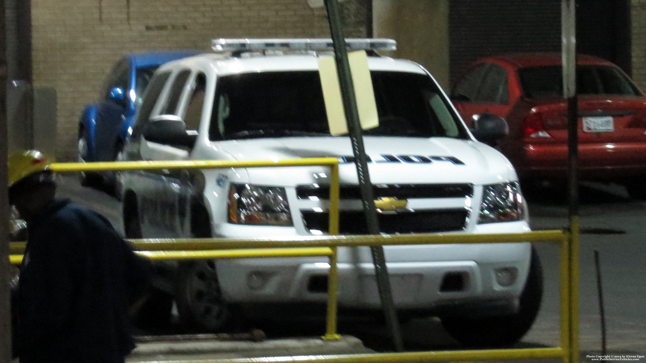 A photo  of Amtrak Police
            Cruiser 423, a 2007-2014 Chevrolet Tahoe             taken by Kieran Egan