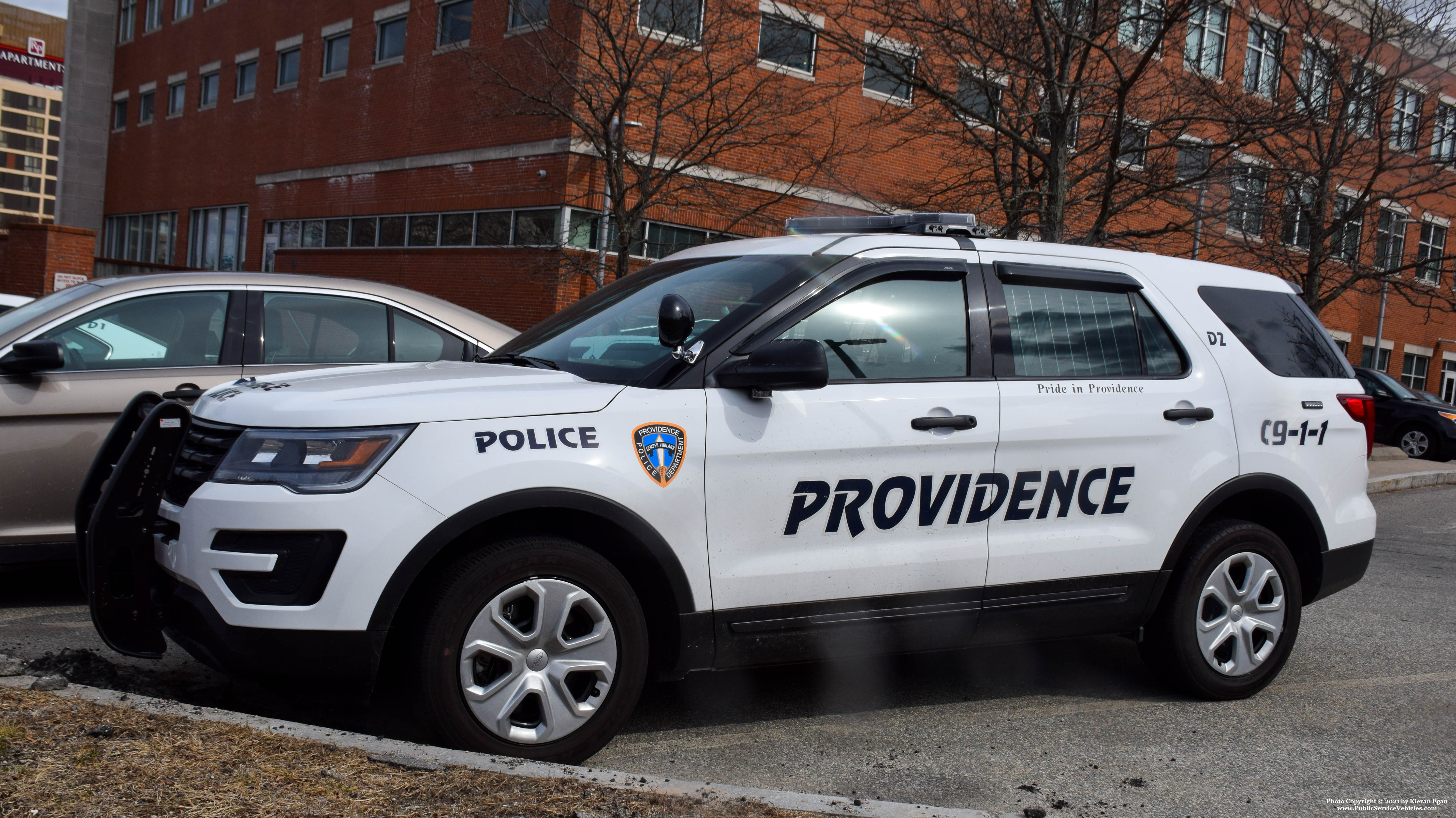 A photo  of Providence Police
            Cruiser 265, a 2017 Ford Police Interceptor Utility             taken by Kieran Egan
