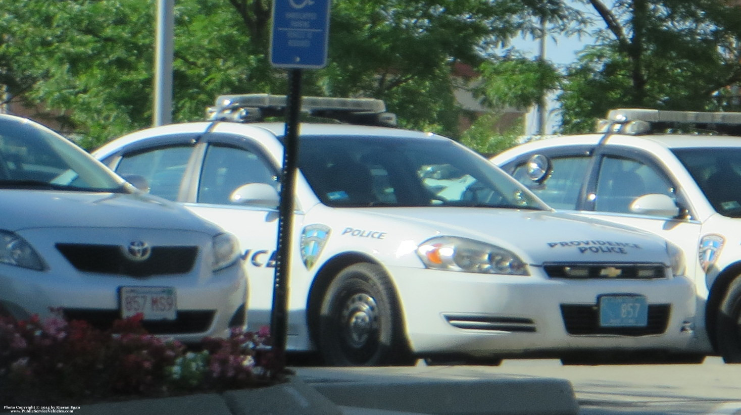 A photo  of Providence Police
            Cruiser 857, a 2006-2013 Chevrolet Impala             taken by Kieran Egan