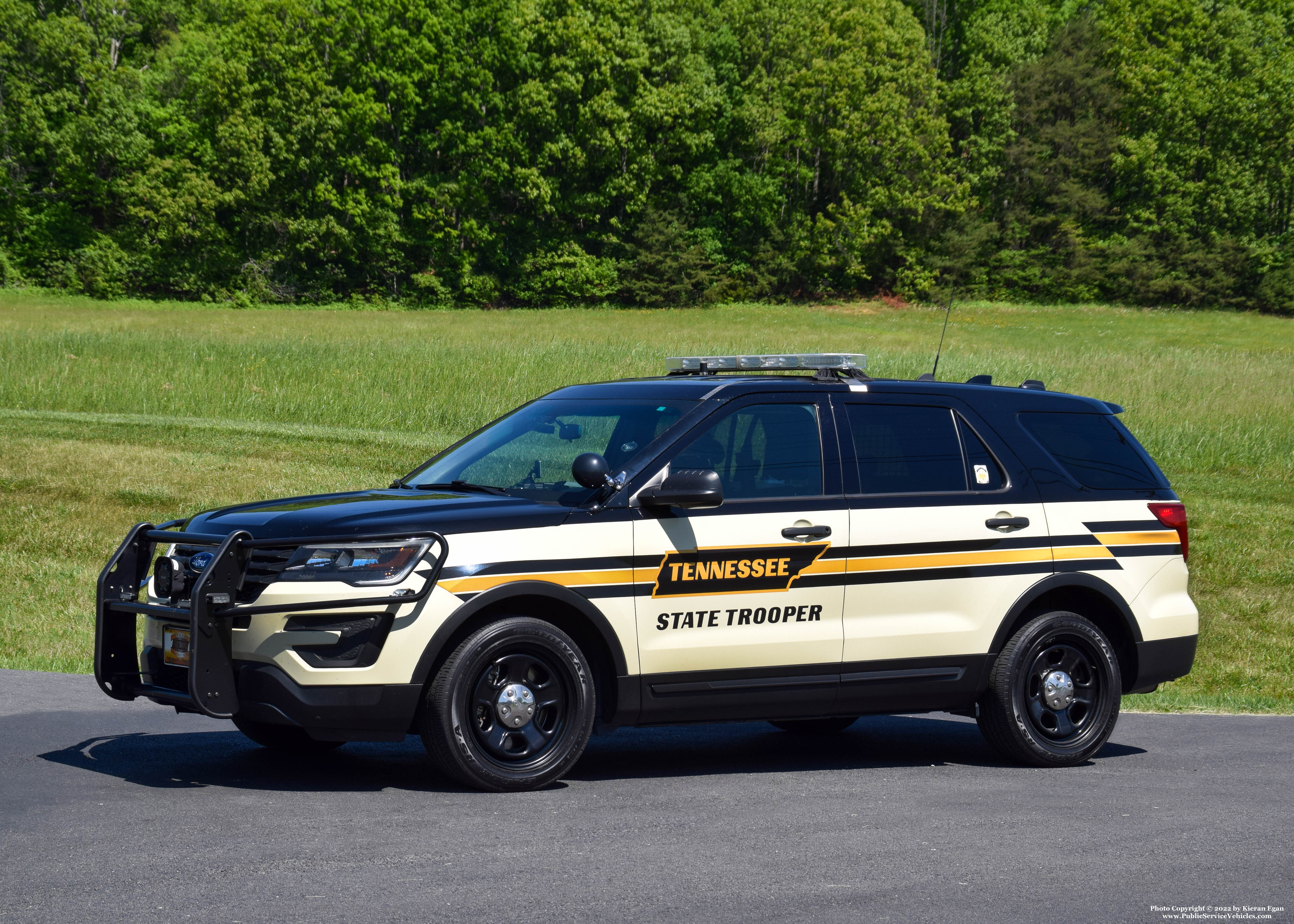 A photo  of Tennessee Highway Patrol
            Patrol Unit, a 2017 Ford Police Interceptor Utility             taken by Kieran Egan