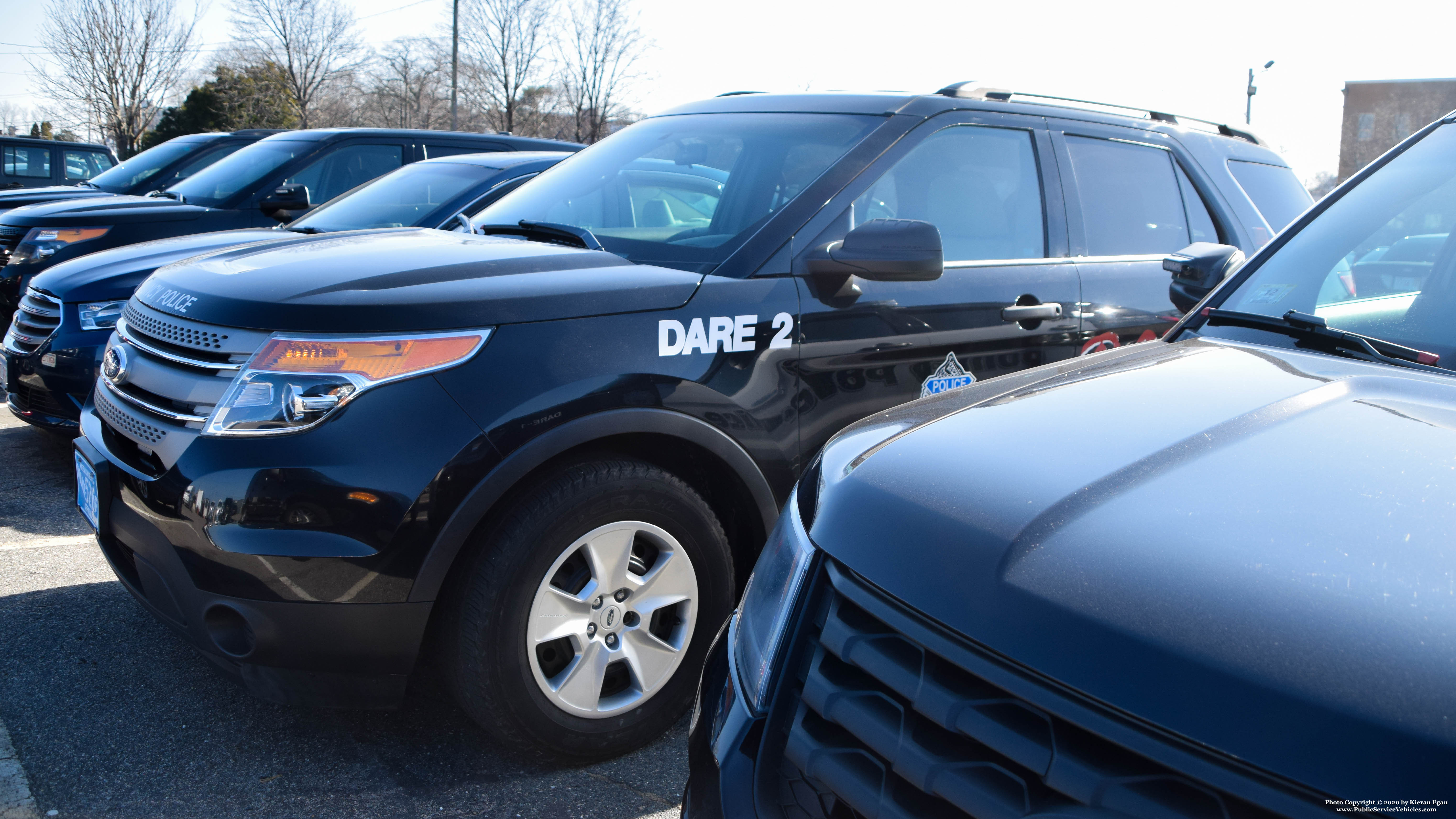 A photo  of Quincy Police
            DARE-2, a 2012 Ford Explorer             taken by Kieran Egan