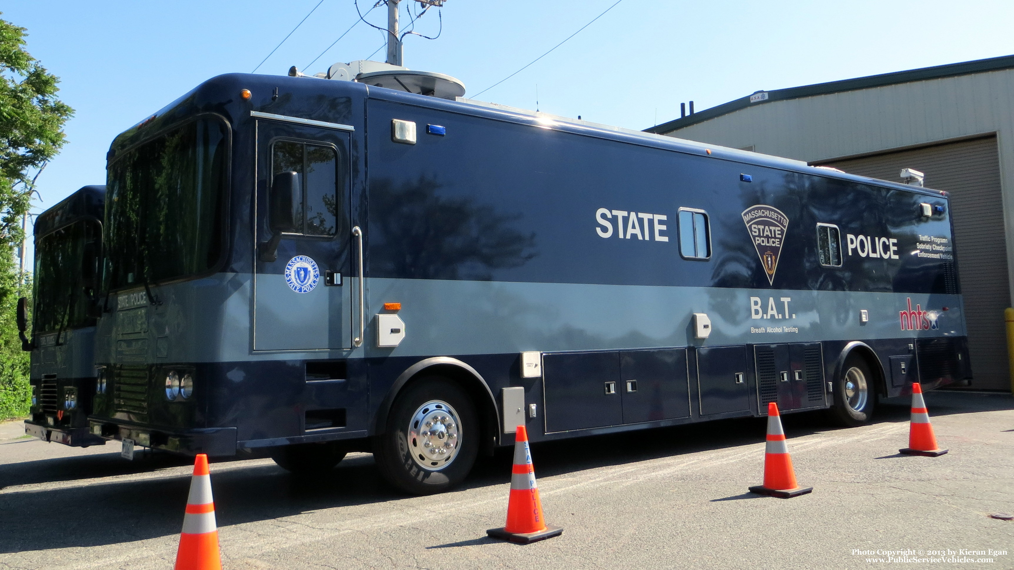 A photo  of Massachusetts State Police
            Blood Alcohol Testing Unit 106, a 2000-2006 MDV             taken by Kieran Egan