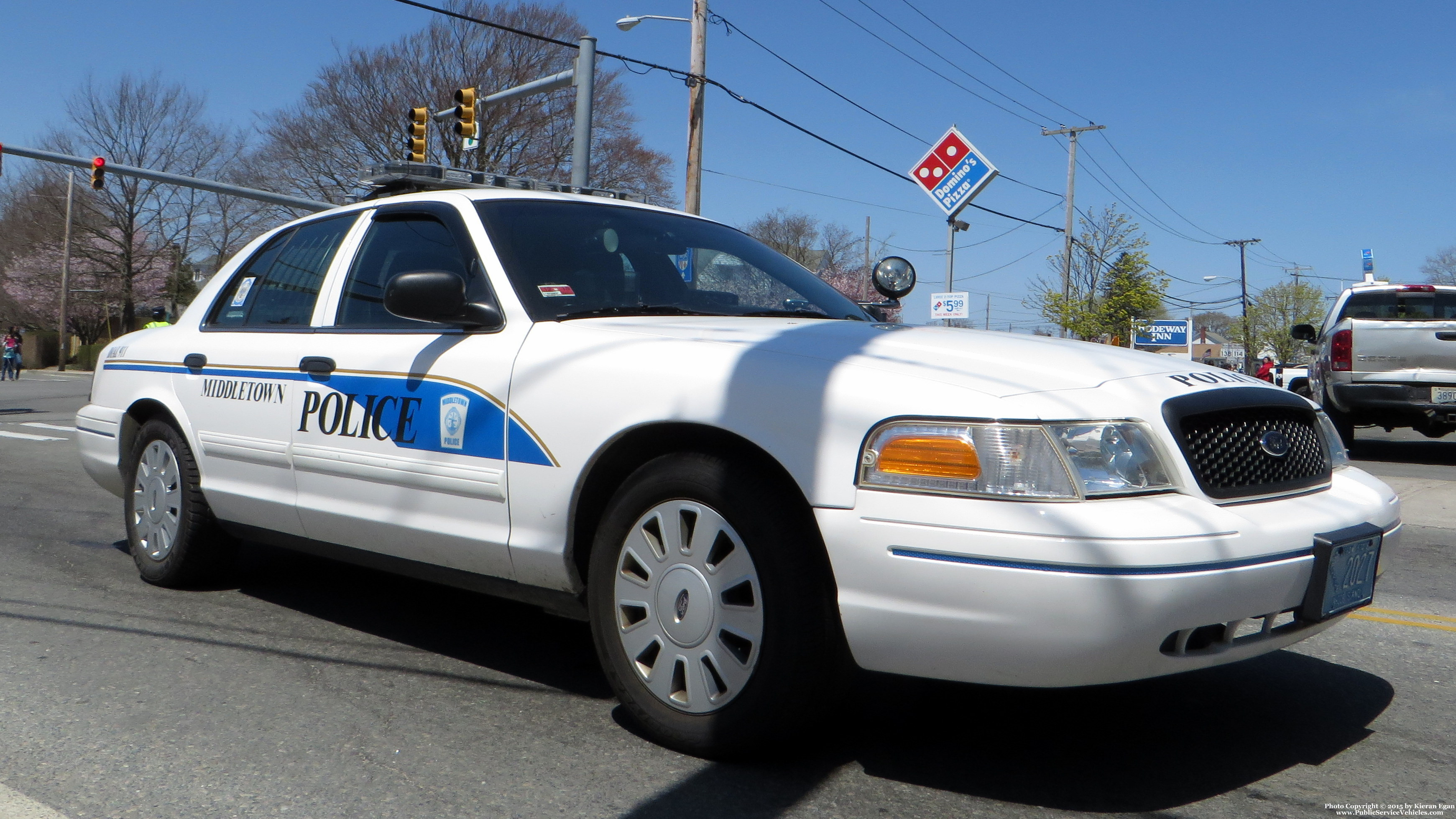 A photo  of Middletown Police
            Cruiser 2027, a 2011 Ford Crown Victoria Police Interceptor             taken by Kieran Egan