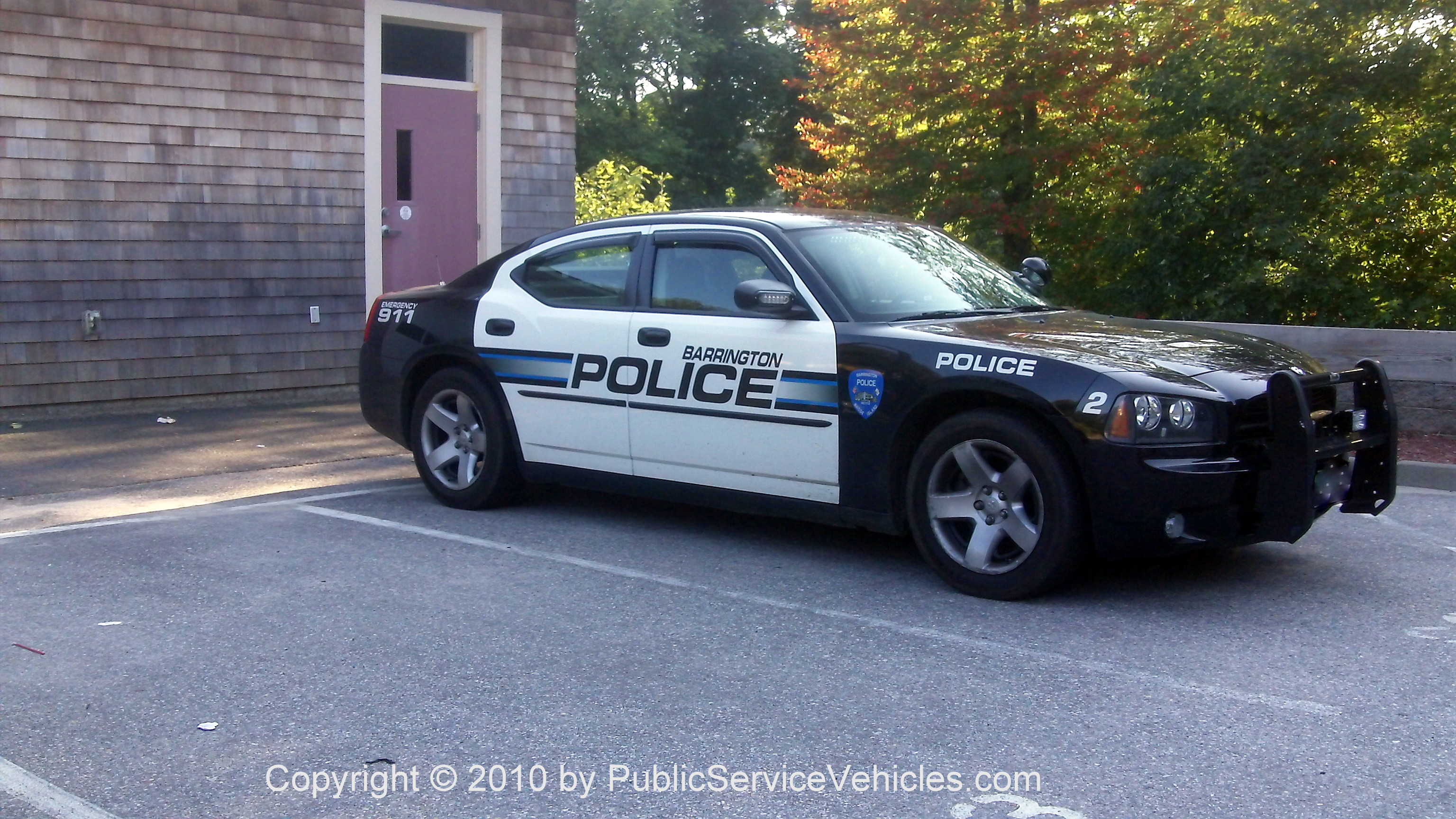 A photo  of Barrington Police
            Car 2, a 2009 Dodge Charger             taken by Kieran Egan
