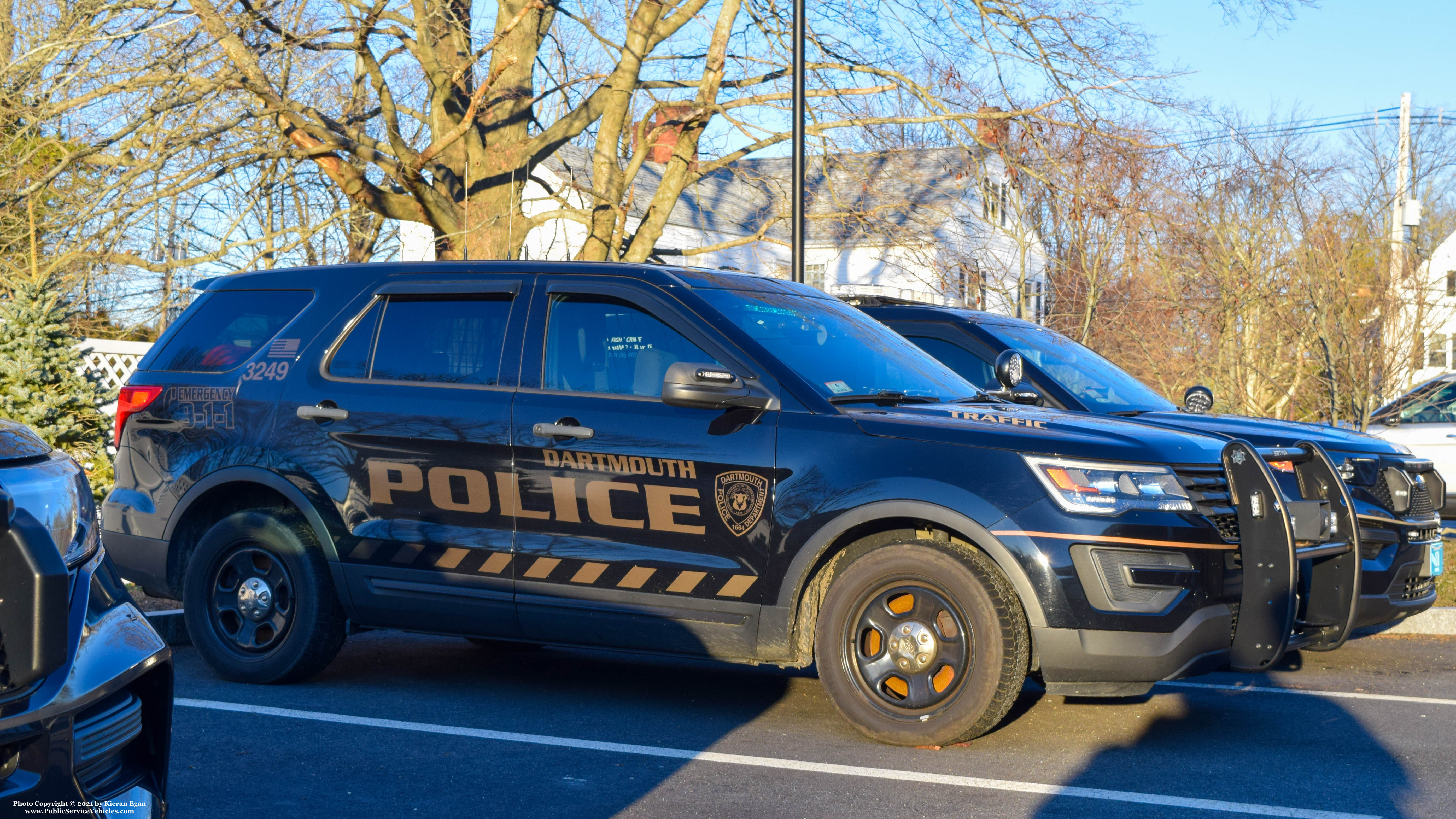 A photo  of Dartmouth Police
            Cruiser 3249, a 2016-2019 Ford Police Interceptor Utility             taken by Kieran Egan