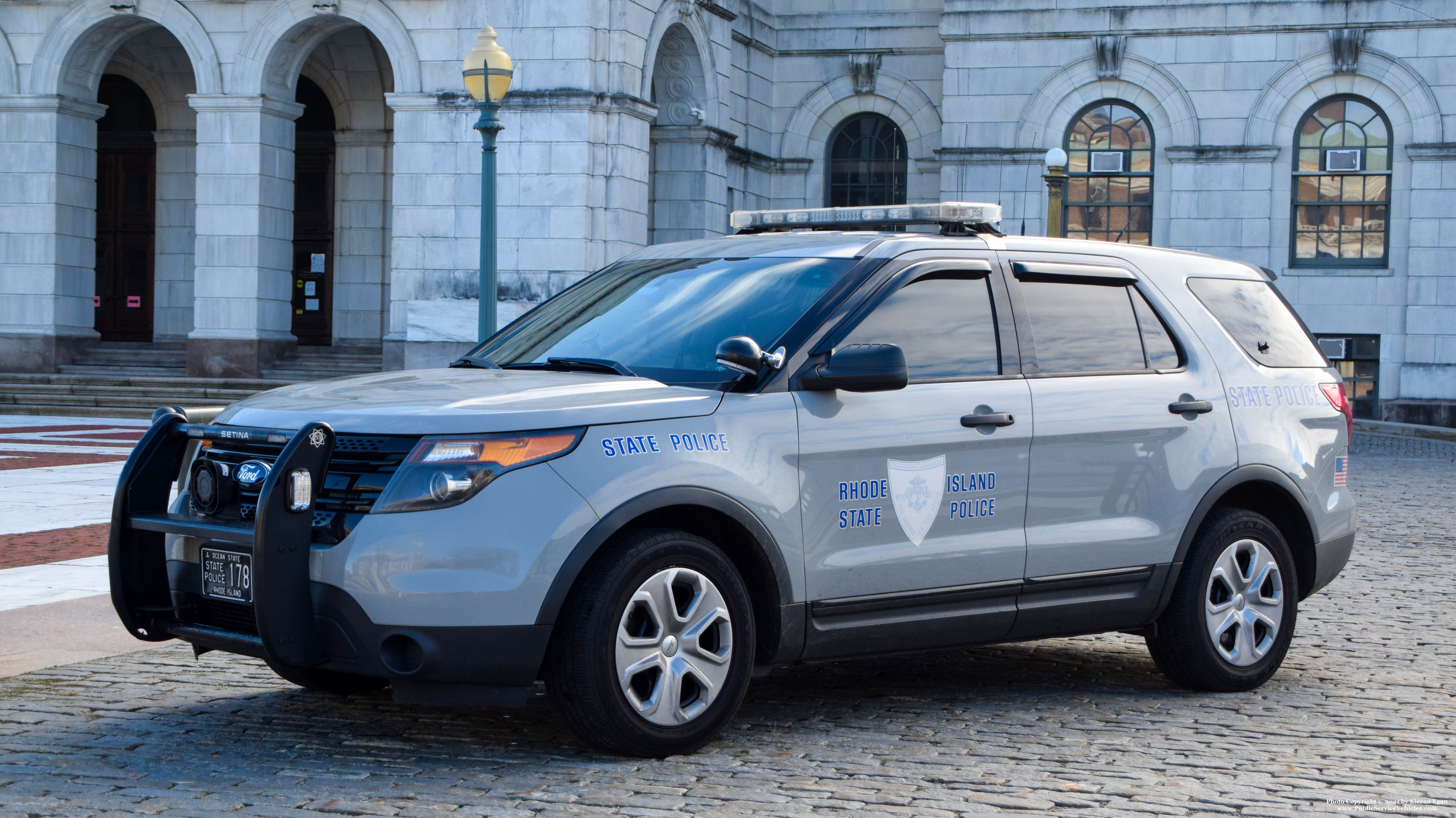 A photo  of Rhode Island State Police
            Cruiser 178, a 2013 Ford Police Interceptor Utility             taken by Kieran Egan