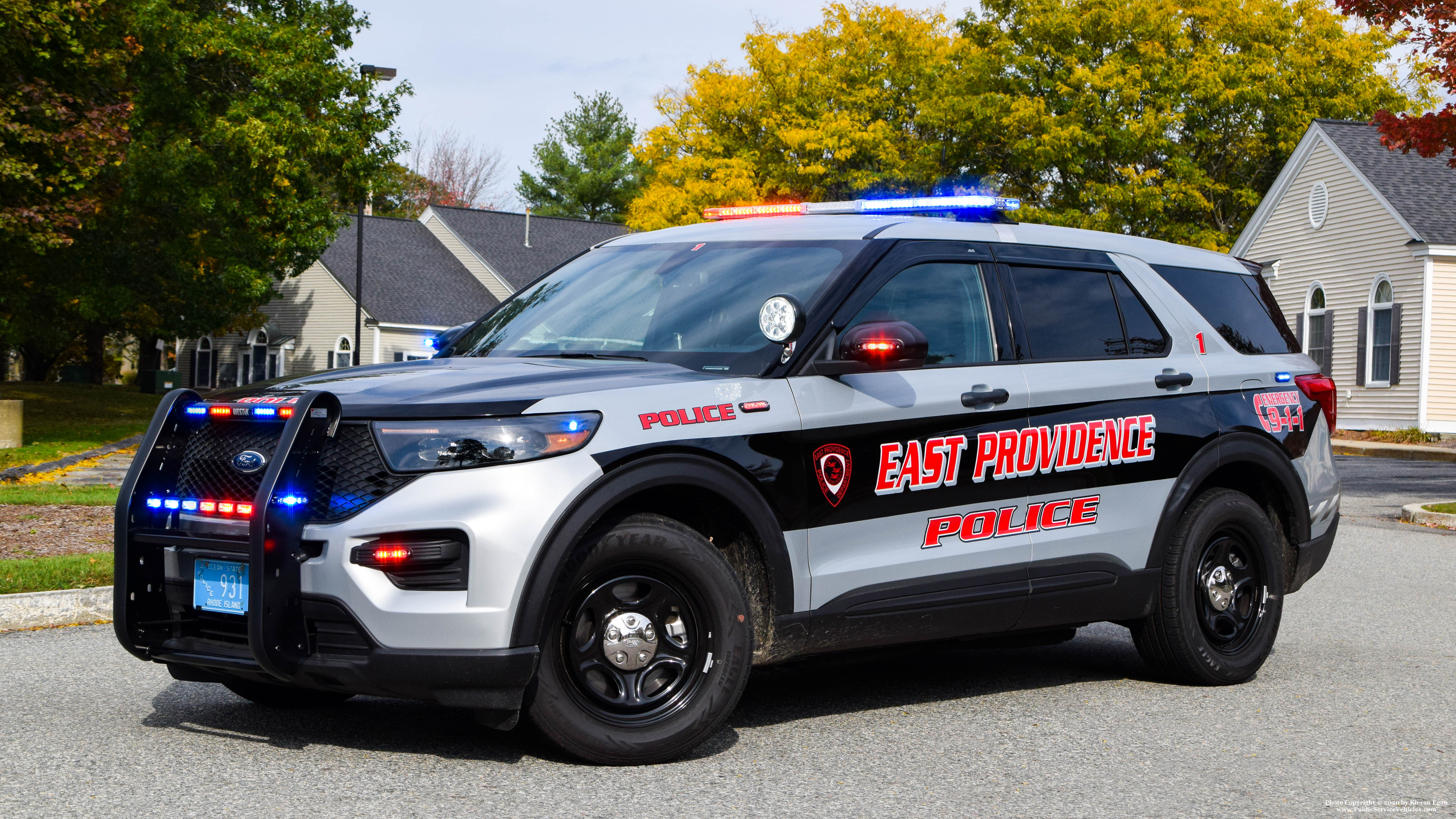 A photo  of East Providence Police
            Car 1, a 2020 Ford Police Interceptor Utility             taken by Kieran Egan