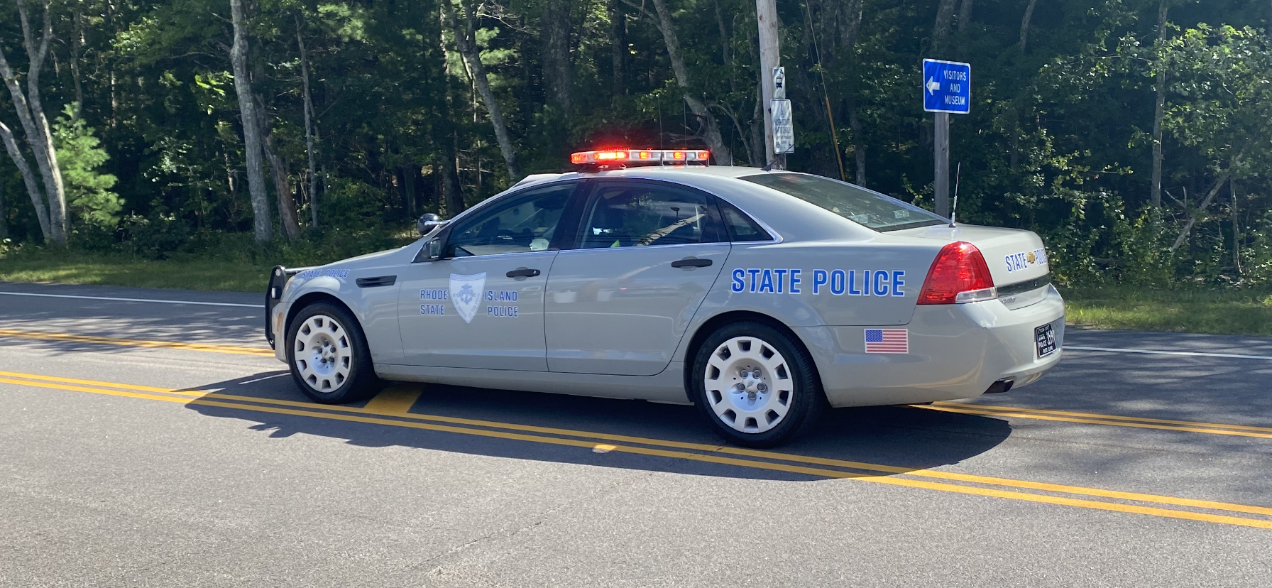 A photo  of Rhode Island State Police
            Cruiser 359, a 2013 Chevrolet Caprice             taken by @riemergencyvehicles
