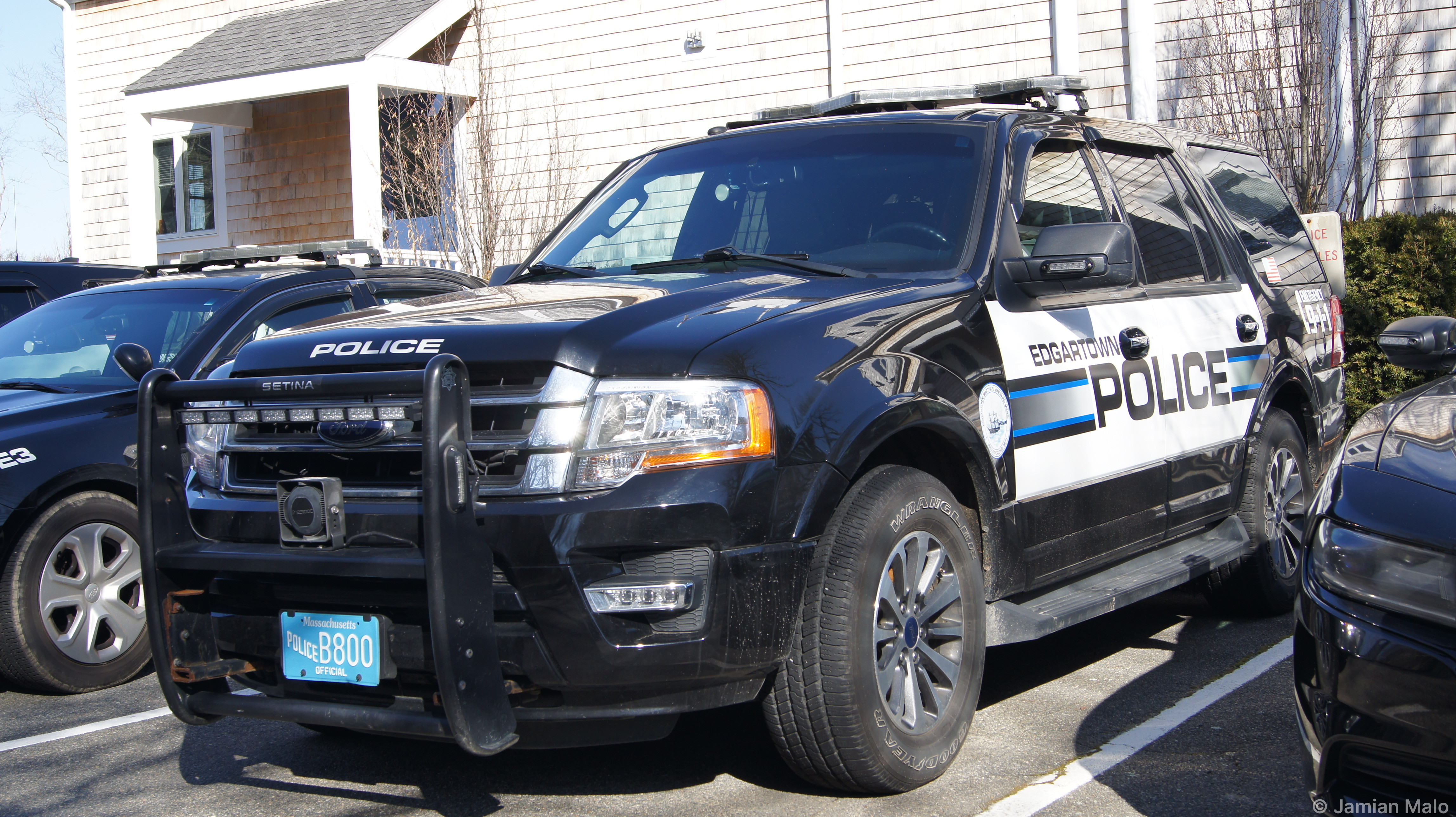A photo  of Edgartown Police
            Cruiser E4, a 2015 Ford Expedition             taken by Jamian Malo