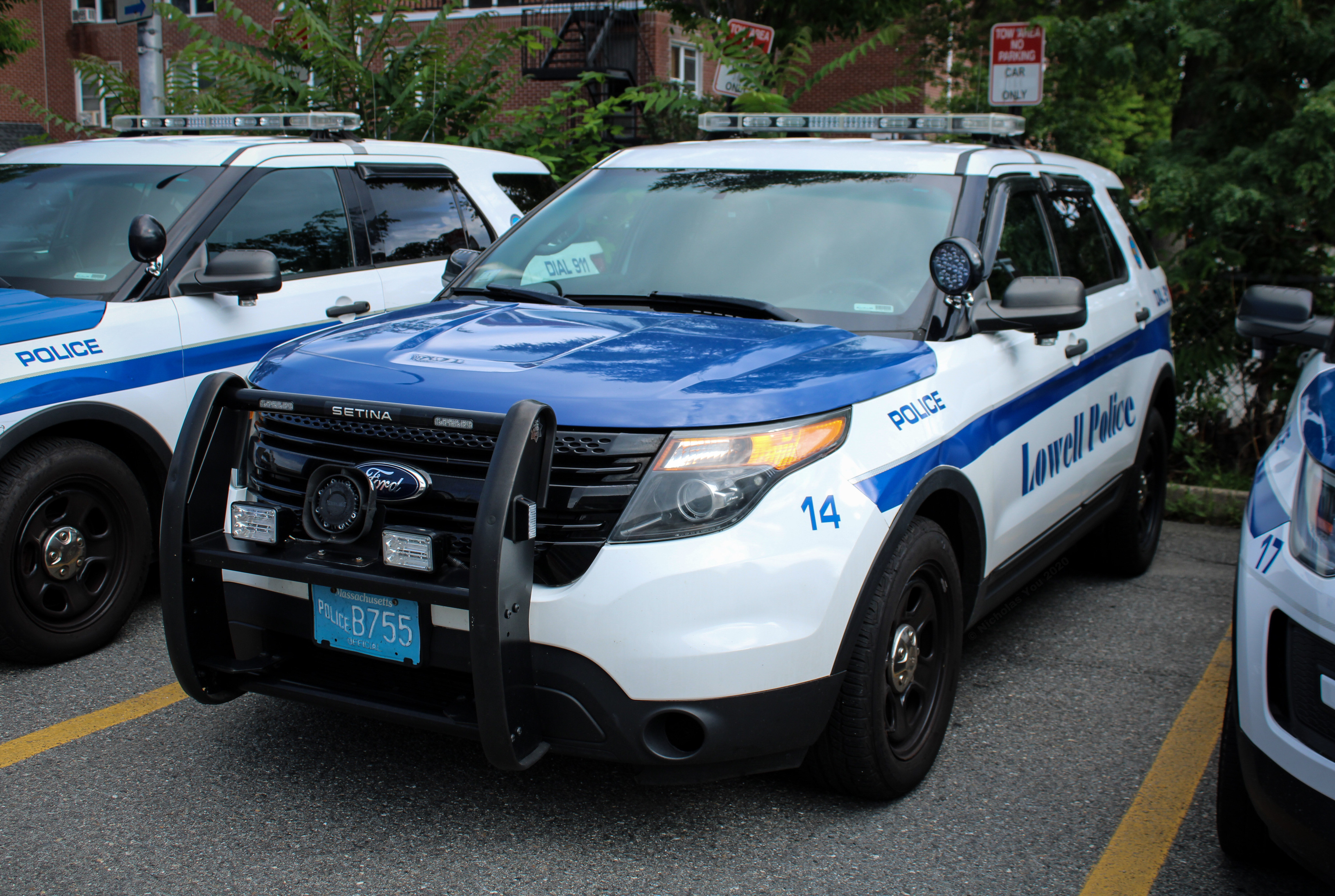 A photo  of Lowell Police
            Car 14, a 2014 Ford Police Interceptor Utility             taken by Nicholas You