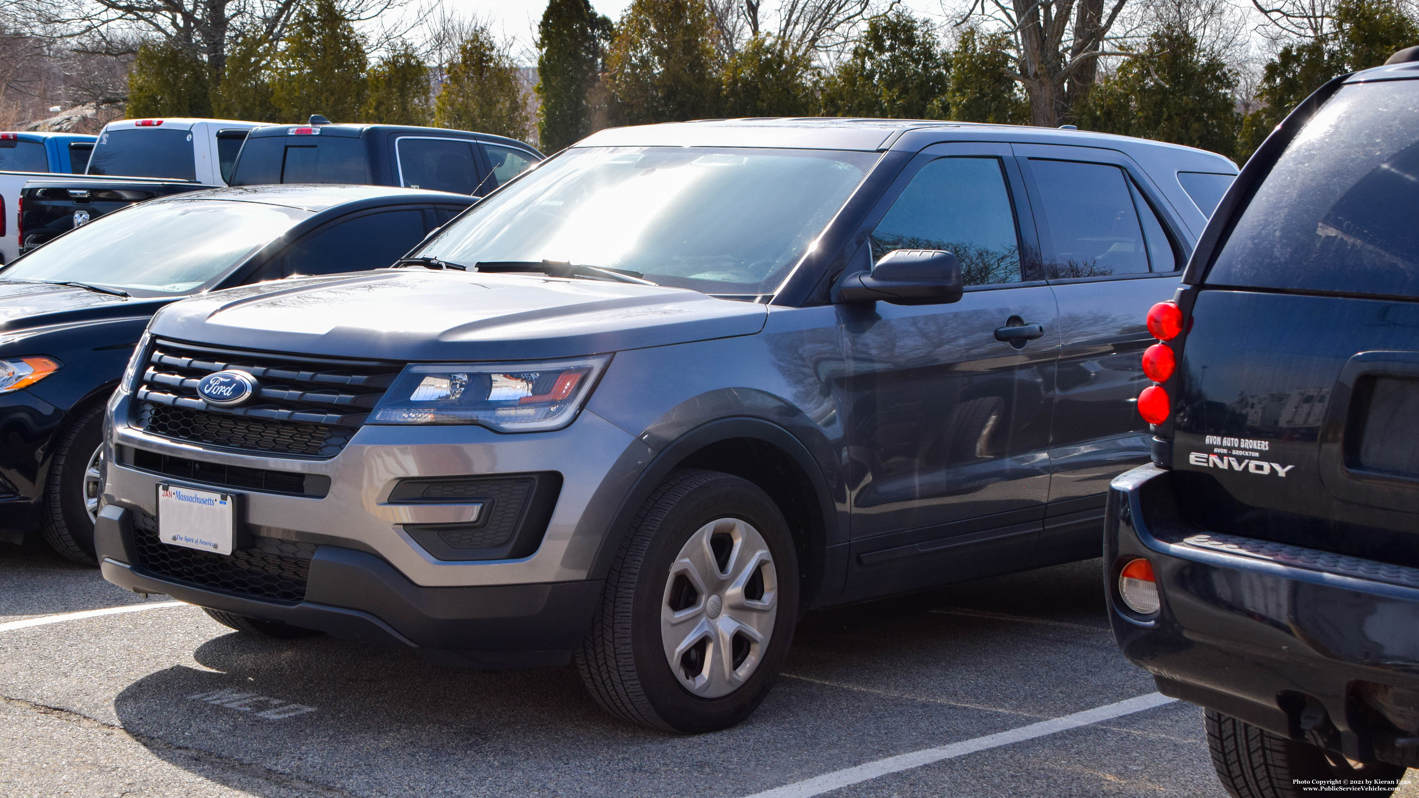 A photo  of Fall River Police
            Unmarked Unit, a 2016-2019 Ford Police Interceptor Utility             taken by Kieran Egan