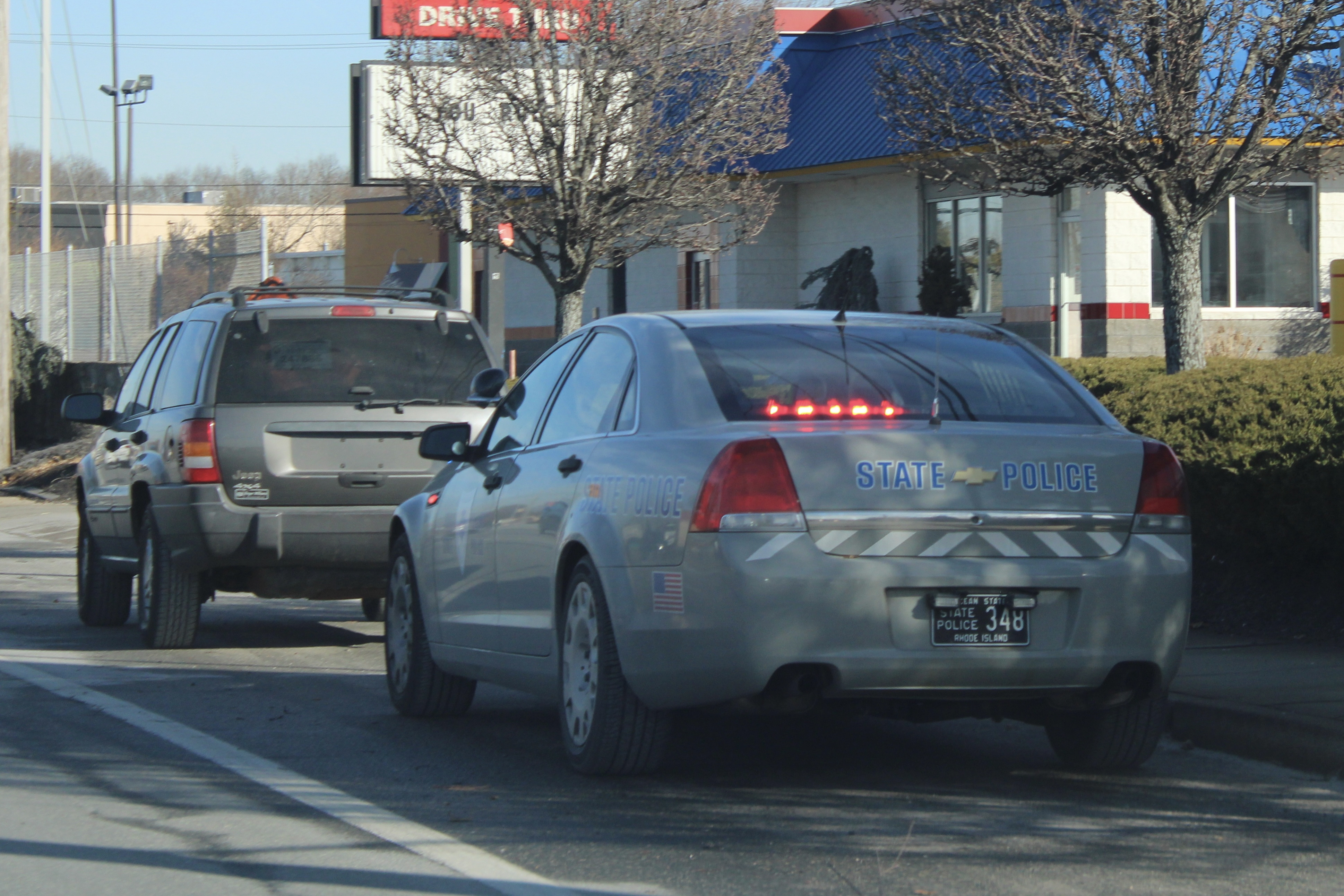 A photo  of Rhode Island State Police
            Cruiser 348, a 2013 Chevrolet Caprice             taken by @riemergencyvehicles