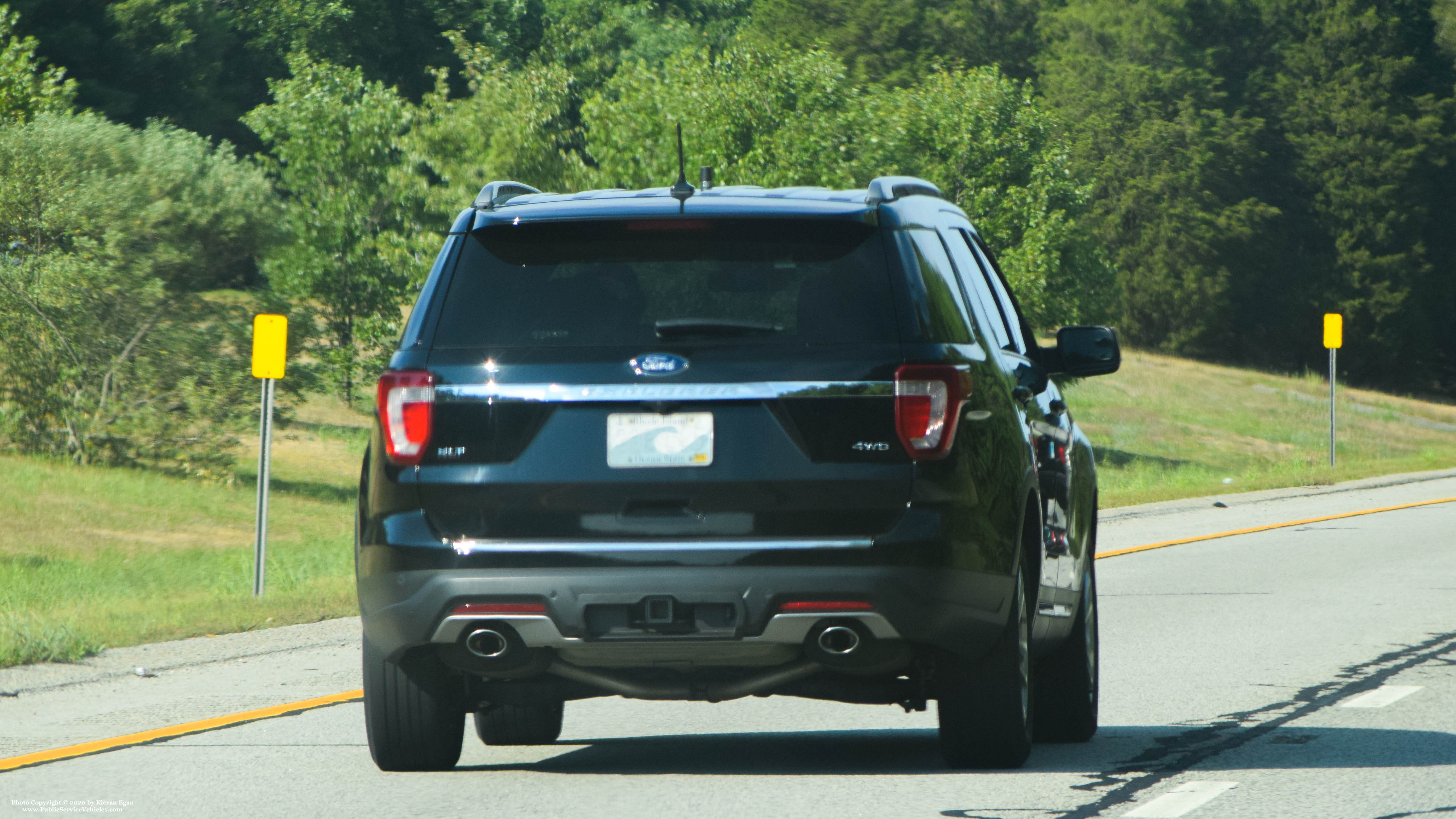 A photo  of Rhode Island State Police
            Unmarked Unit, a 2016-2019 Ford Explorer             taken by Kieran Egan