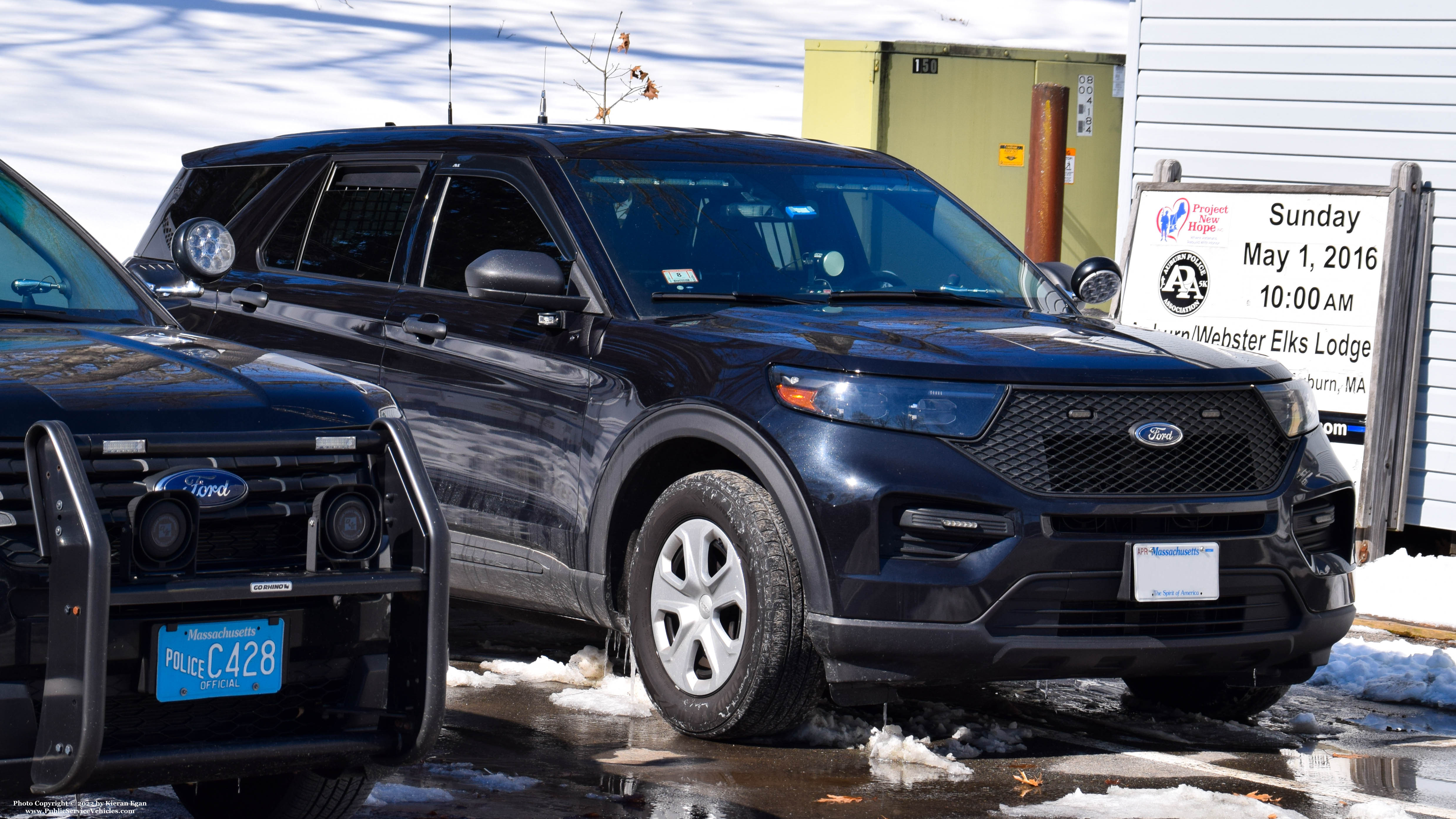 A photo  of Auburn Police
            Car 38, a 2020-2021 Ford Police Interceptor Utility             taken by Kieran Egan