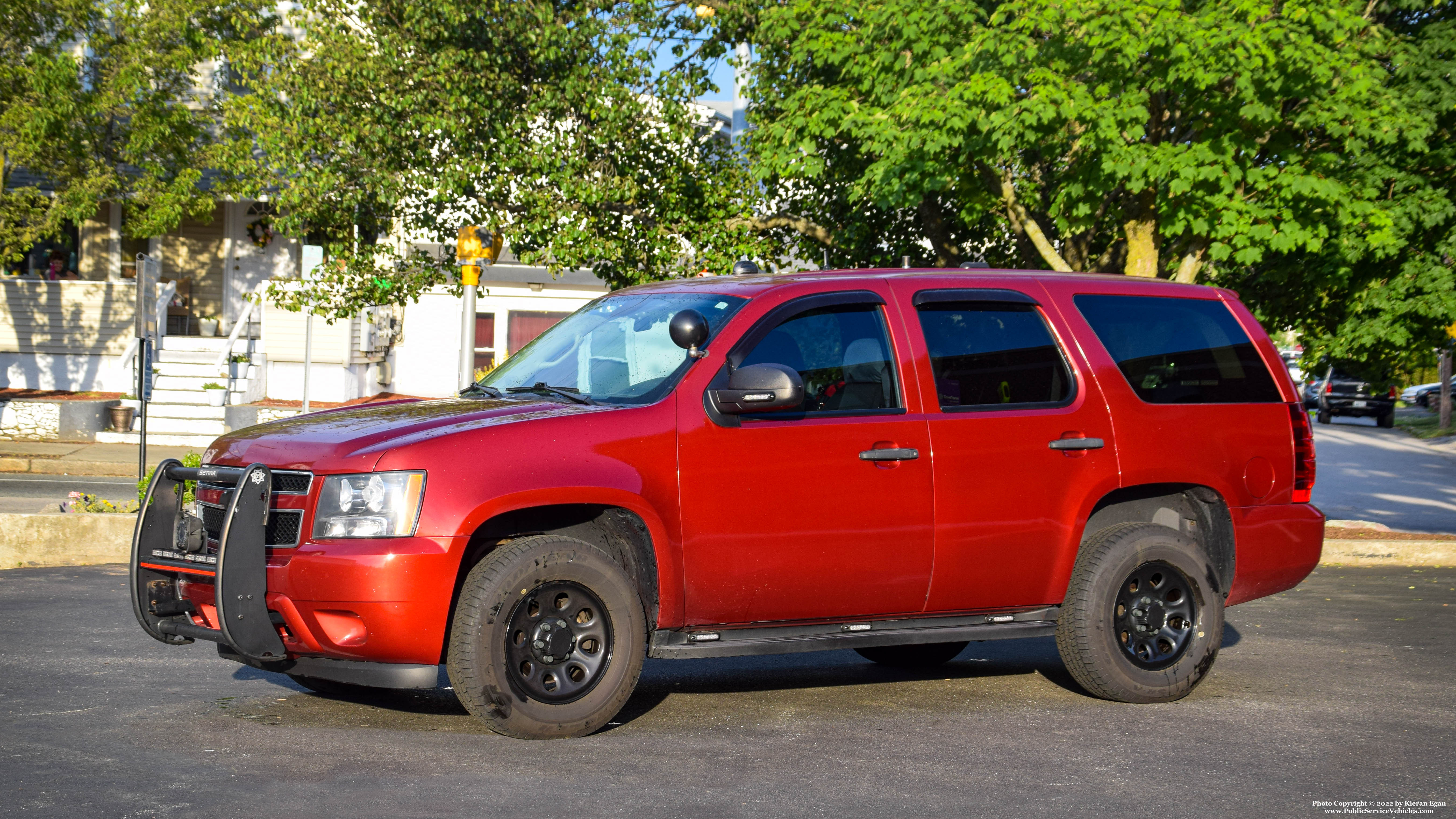 A photo  of East Providence Fire
            Car 41, a 2013 Chevrolet Tahoe             taken by Kieran Egan