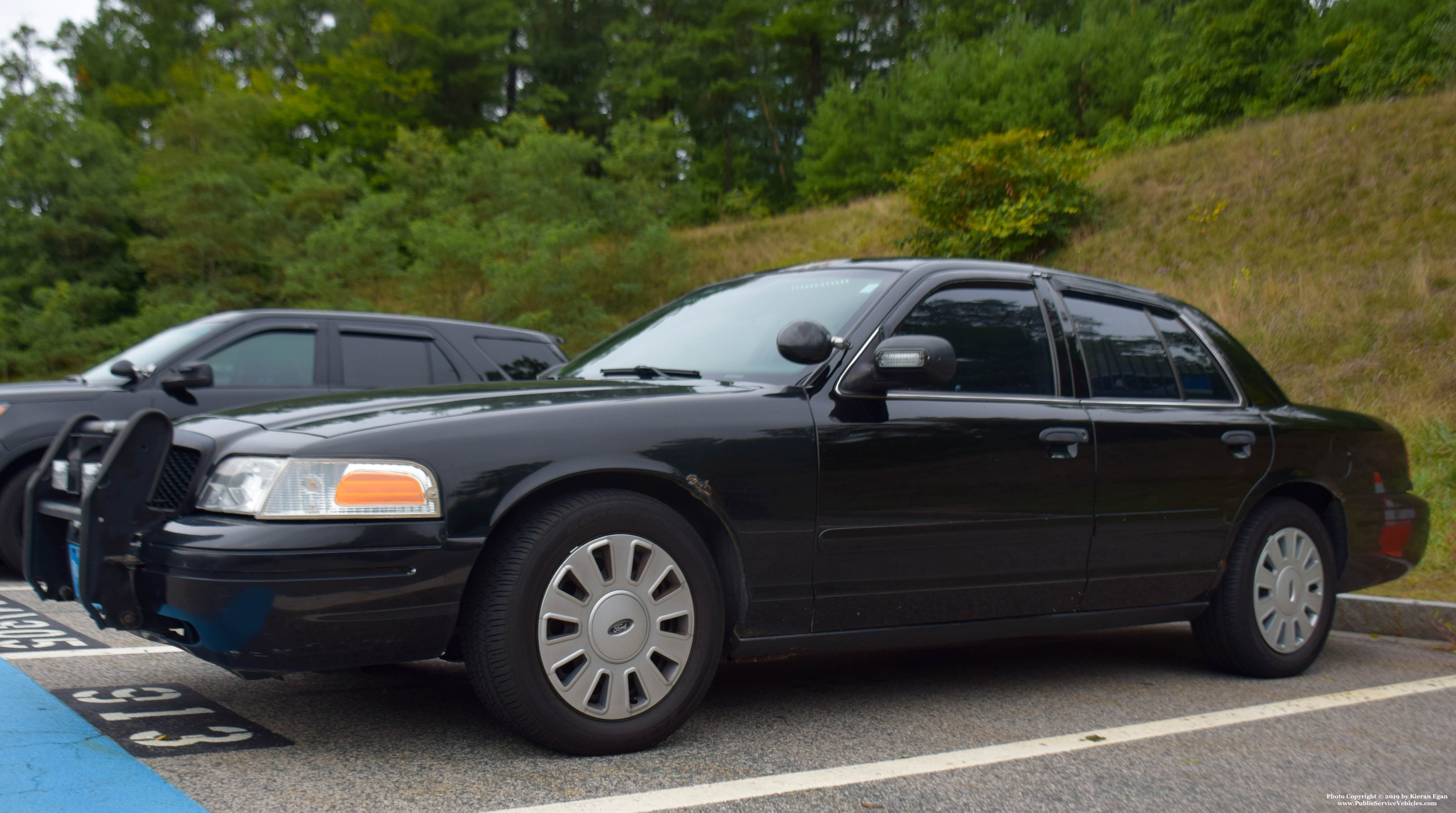 A photo  of Bridgewater State University Police
            Cruiser 913, a 2006-2008 Ford Crown Victoria Police Interceptor             taken by Kieran Egan