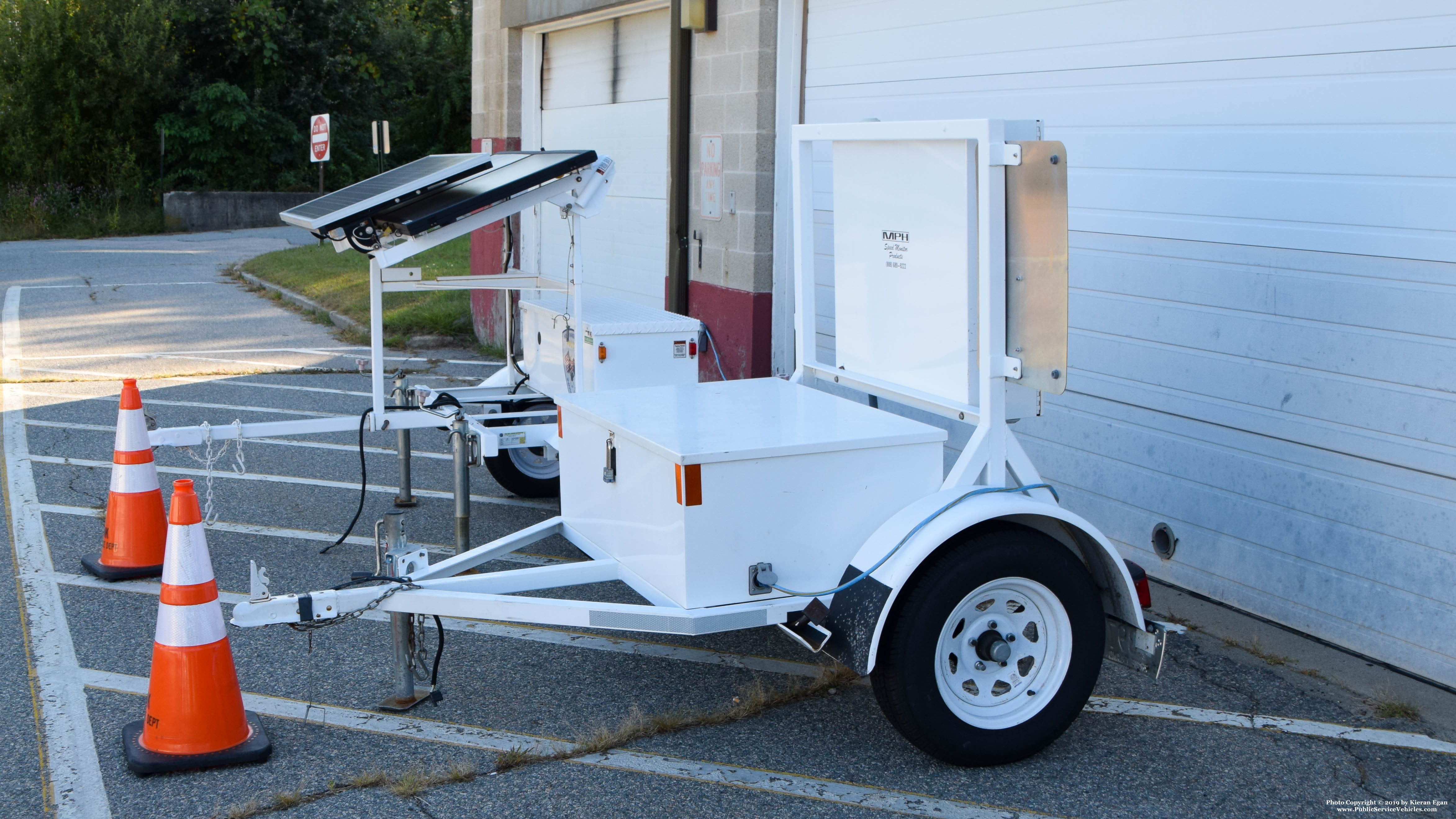 A photo  of North Kingstown Police
            Speed Trailer, a 2000-2019 MPH Speed Monitor             taken by Kieran Egan