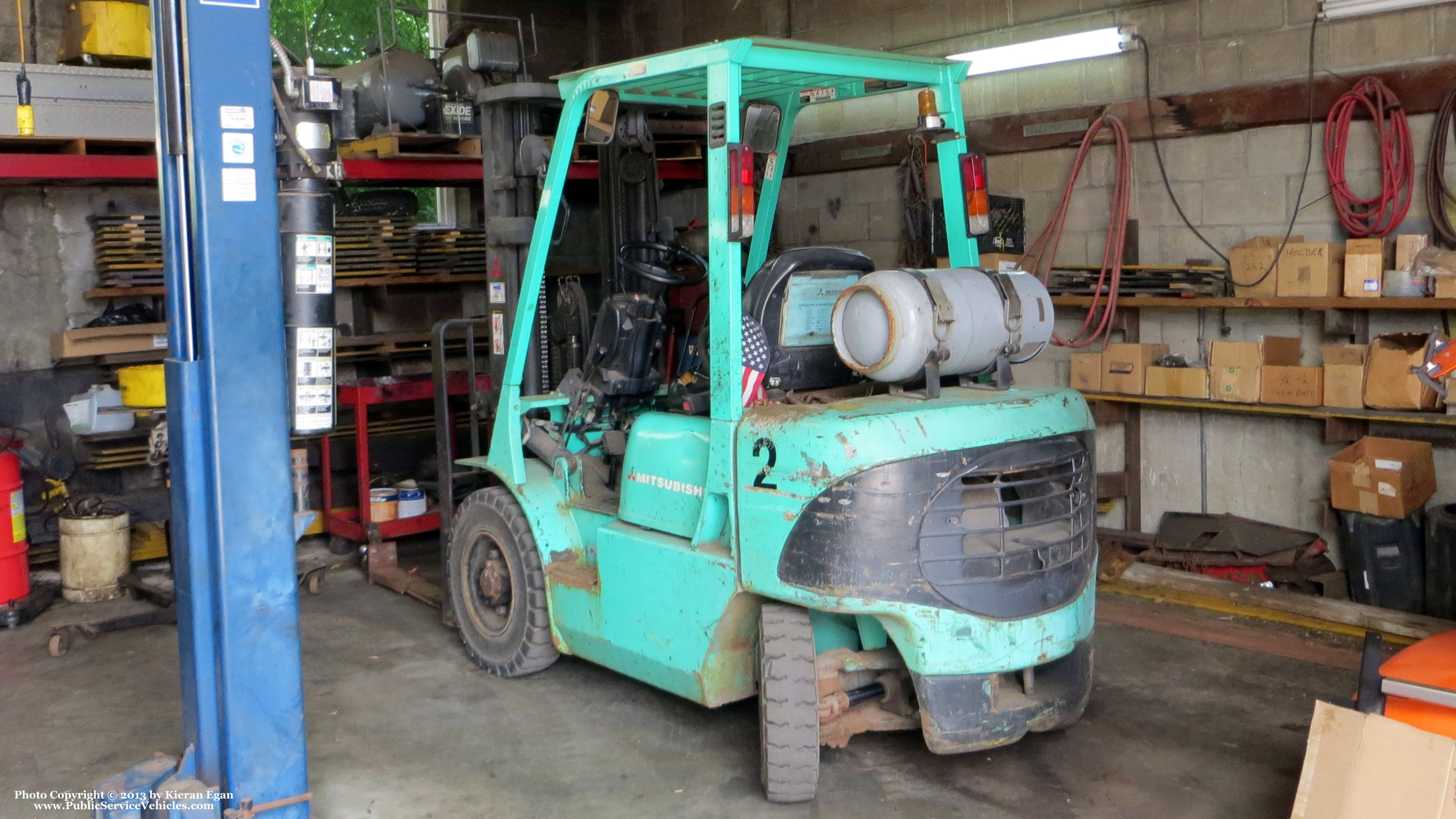 A photo  of Norwood Public Works
            Forklift 2, a 1990-2010 Forklift             taken by Kieran Egan