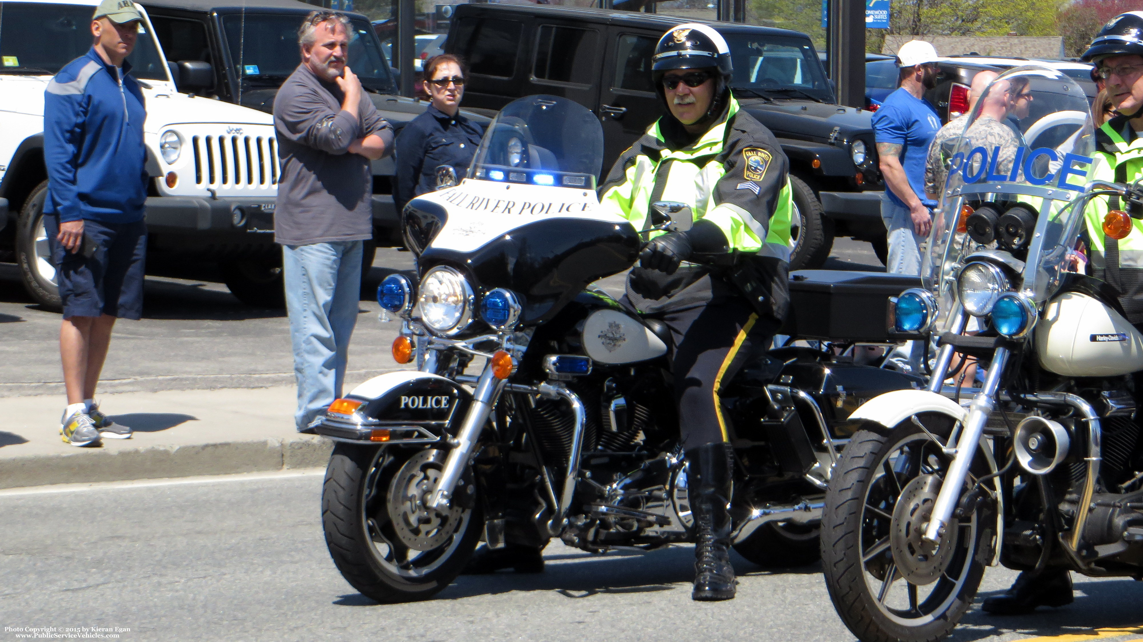 A photo  of Fall River Police
            Motorcycle 1, a 2013 Harley Davidson Electra Glide             taken by Kieran Egan