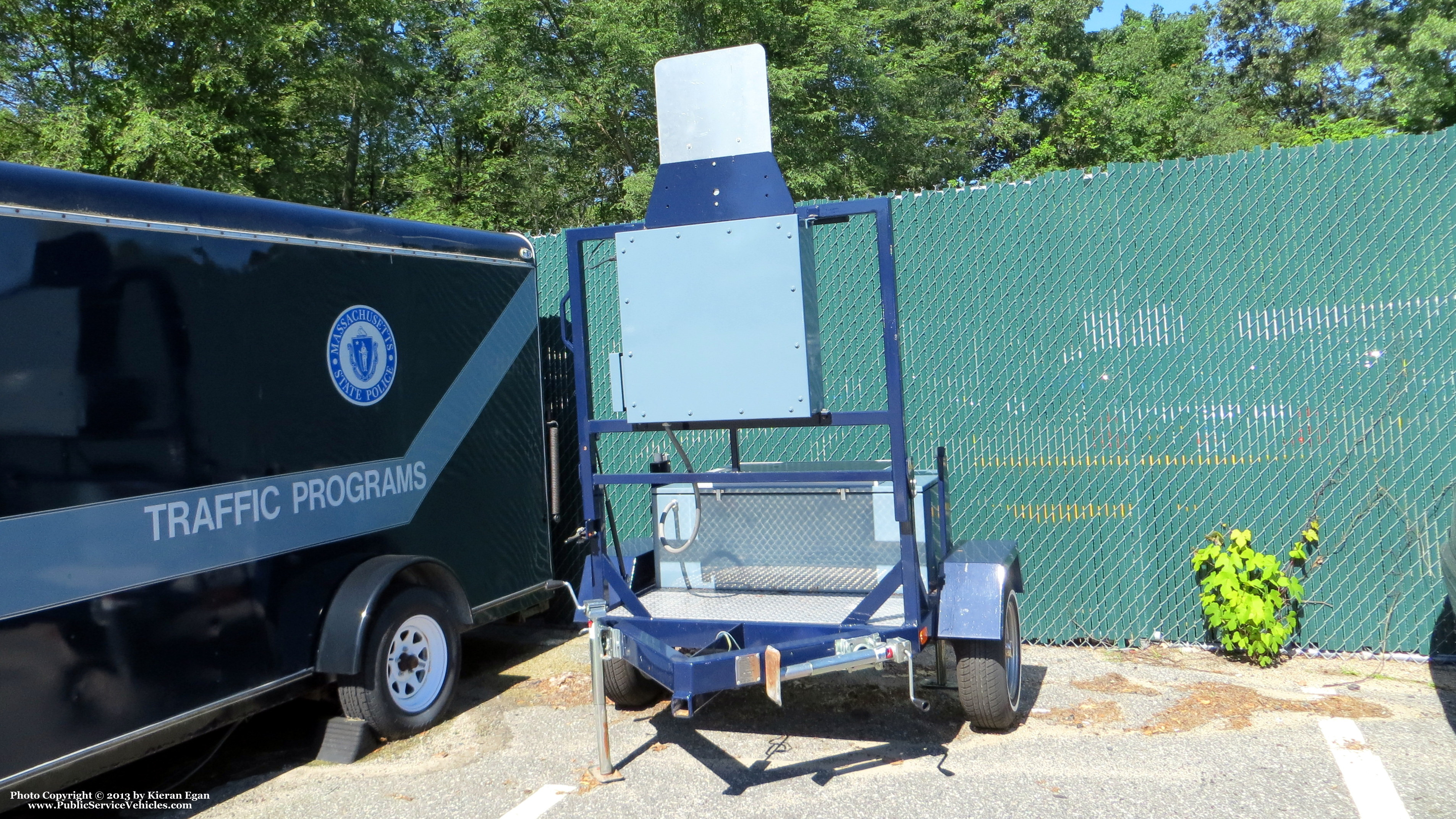 A photo  of Massachusetts State Police
            Speed Trailer 2770, a 2000-2013 Speed Trailer             taken by Kieran Egan
