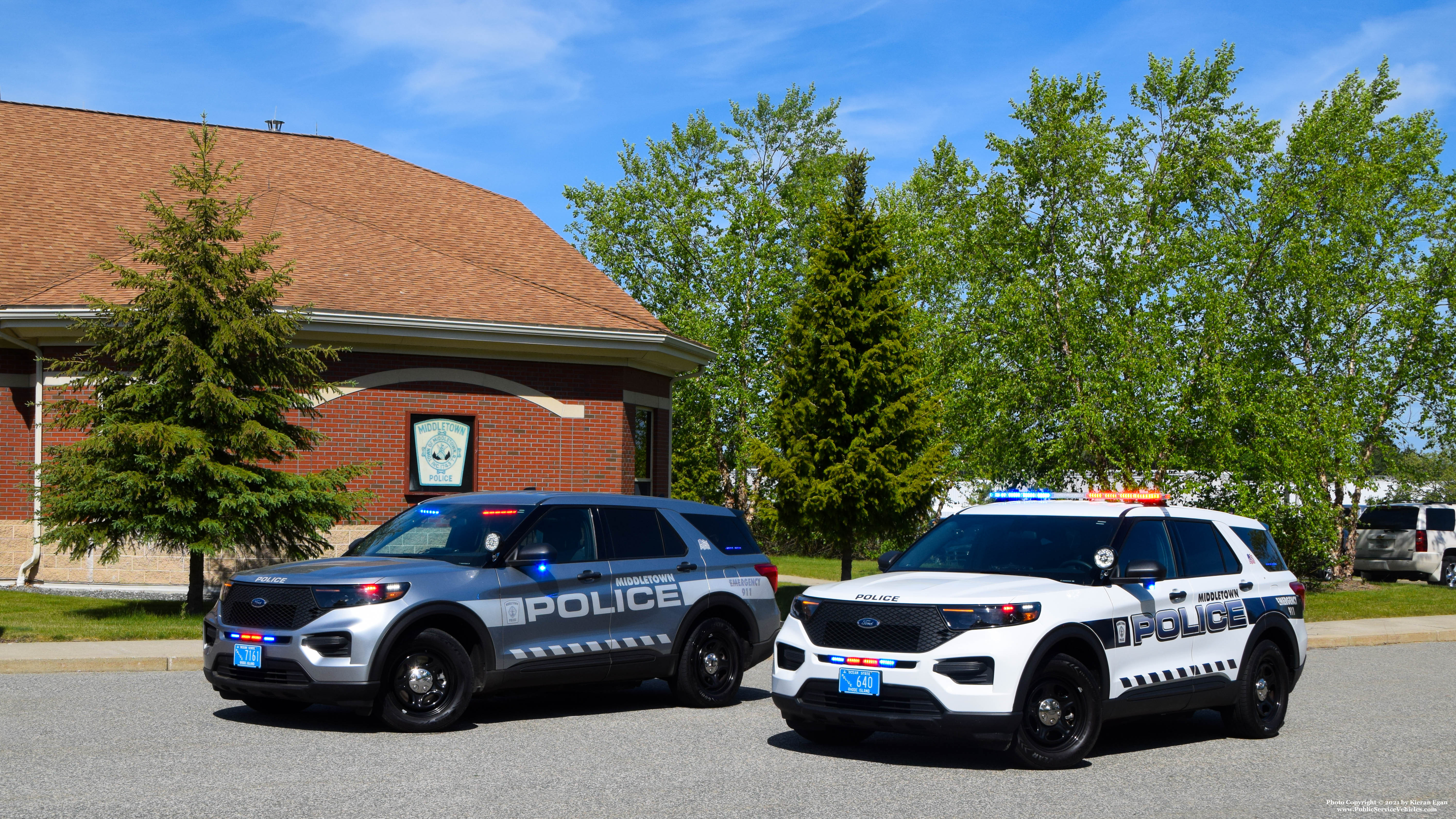 A photo  of Middletown Police
            Cruiser 640, a 2020 Ford Police Interceptor Utility Hybrid             taken by Kieran Egan