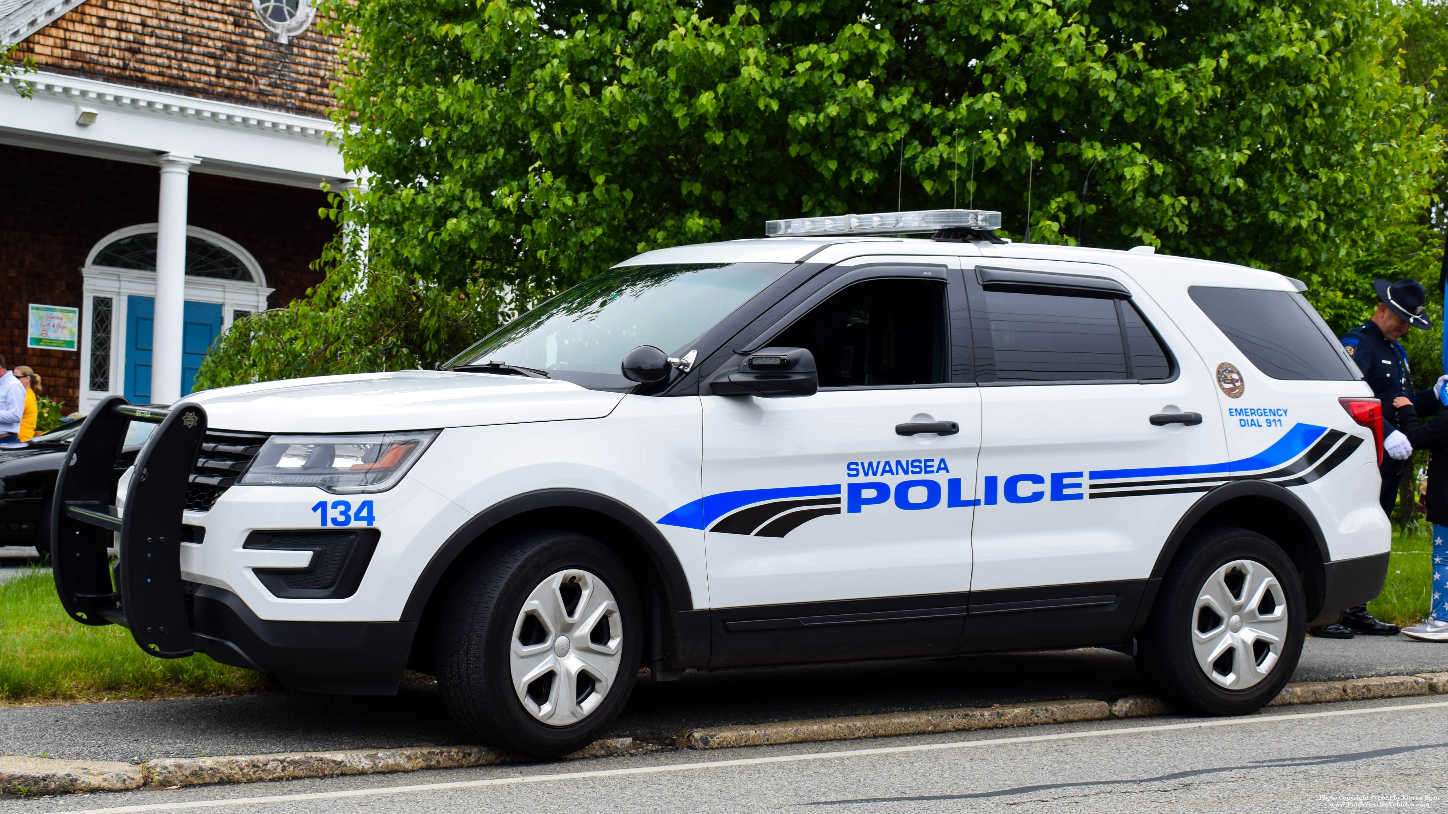 A photo  of Swansea Police
            Cruiser 134, a 2016 Ford Police Interceptor Utility             taken by Kieran Egan