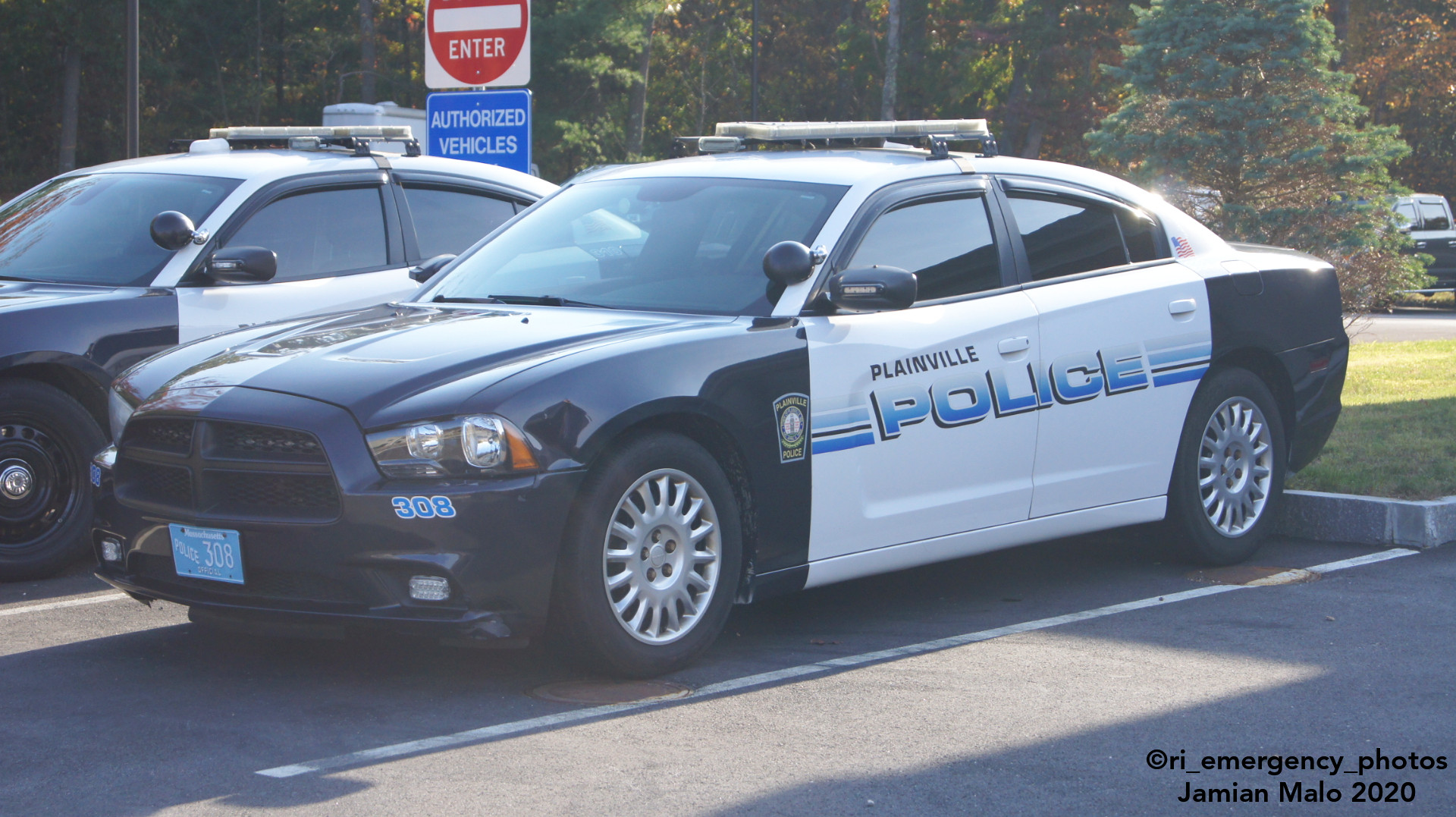 A photo  of Plainville Police
            Cruiser 308, a 2014 Dodge Charger             taken by Jamian Malo