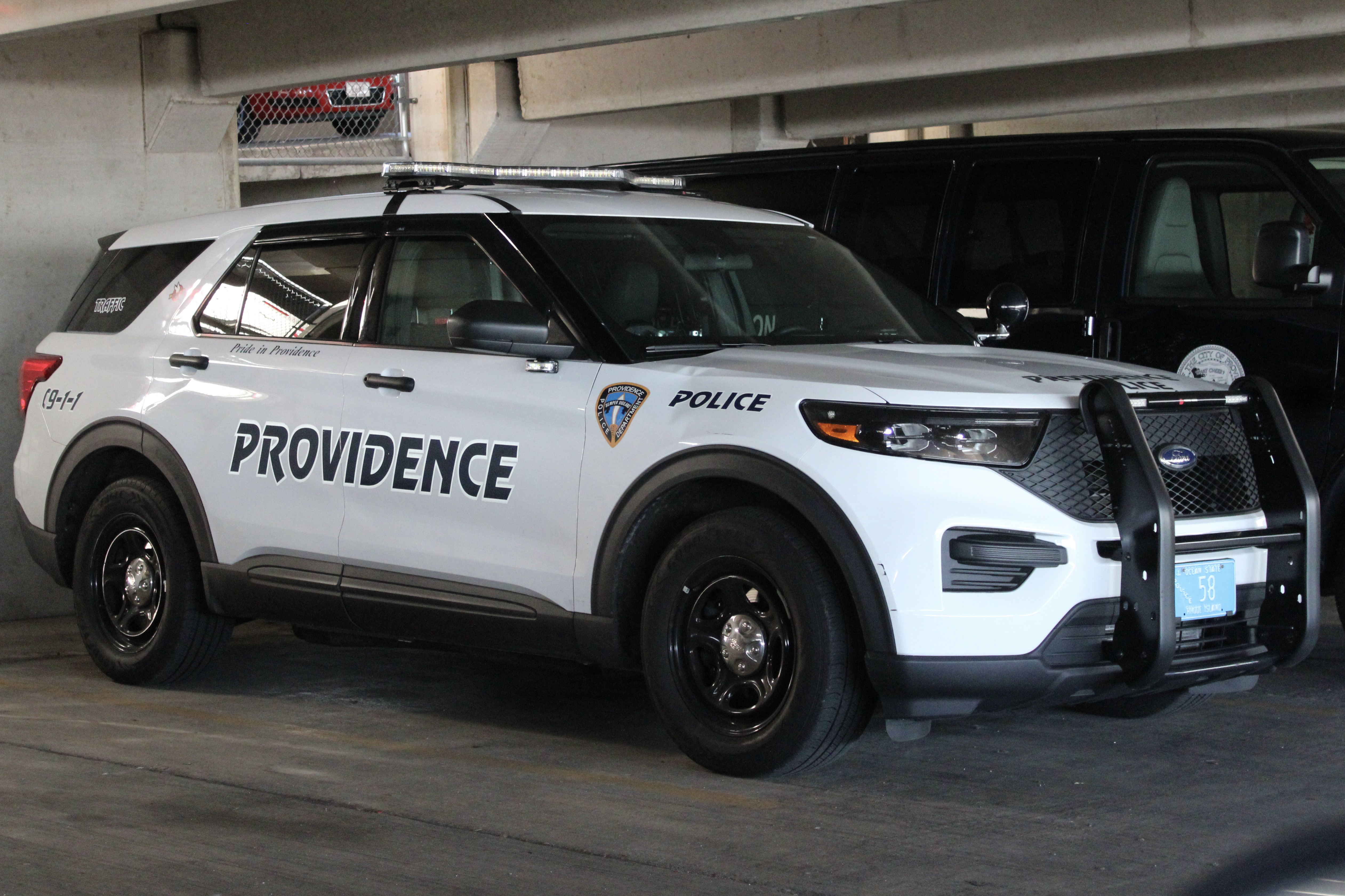 A photo  of Providence Police
            Cruiser 58, a 2021 Ford Police Interceptor Utility             taken by @riemergencyvehicles