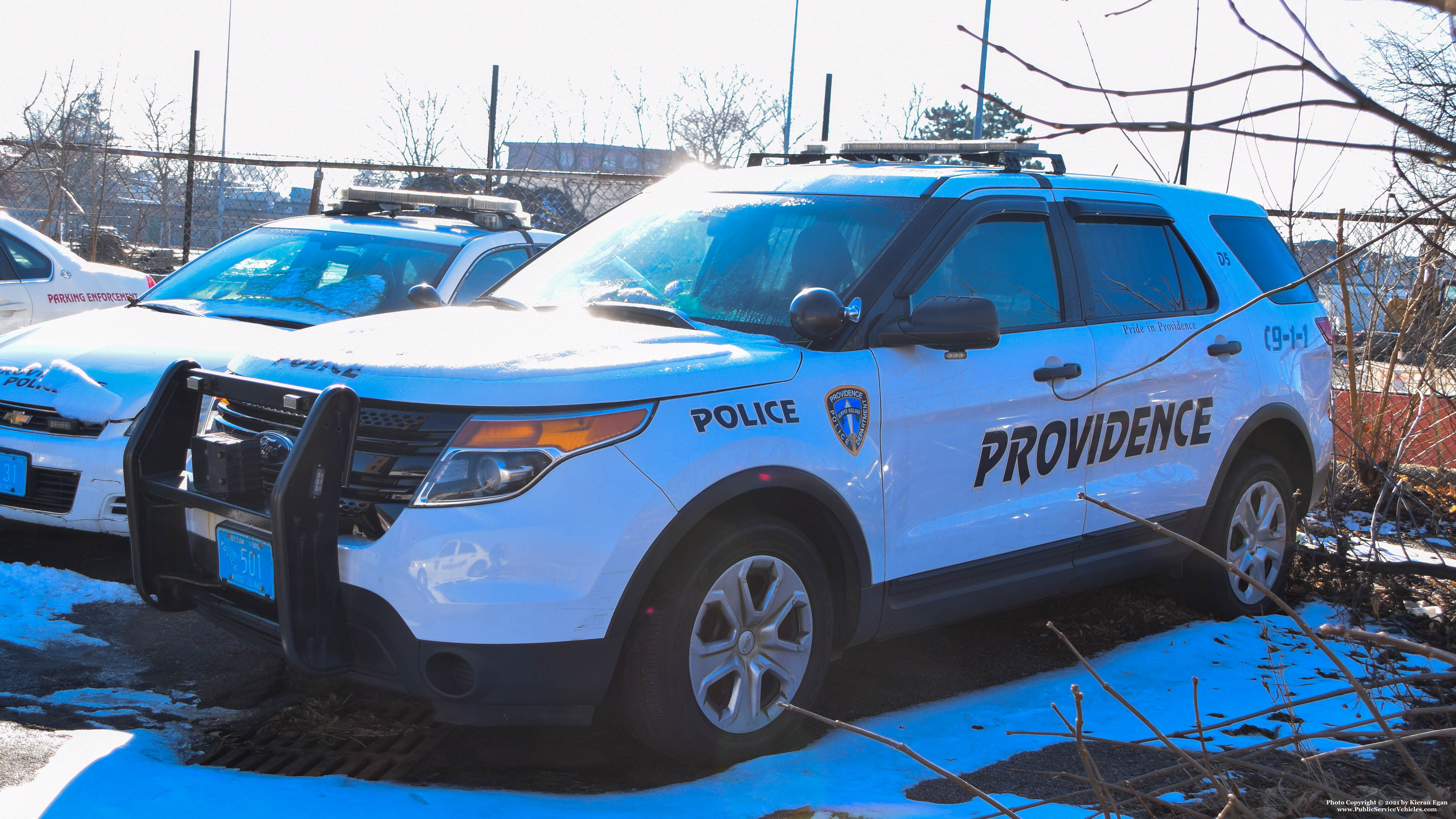 A photo  of Providence Police
            Cruiser 501, a 2015 Ford Police Interceptor Utility             taken by Kieran Egan