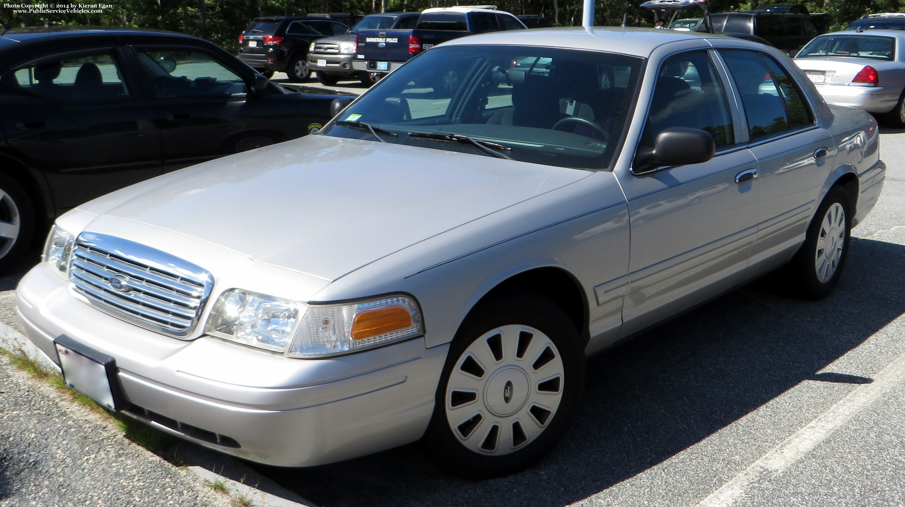 A photo  of Barnstable Police
            Unmarked Unit, a 2006-2011 Ford Crown Victoria             taken by Kieran Egan