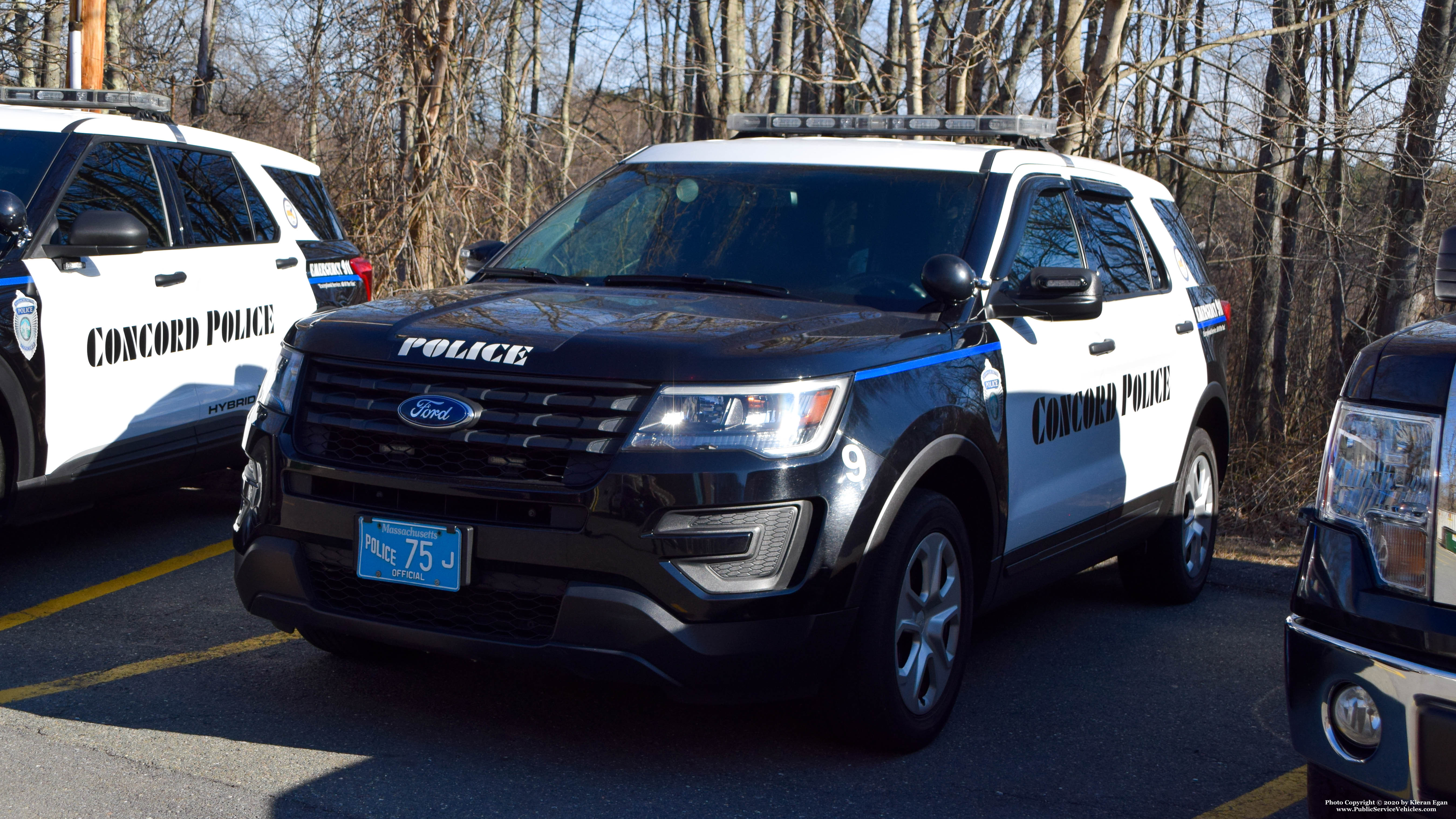 A photo  of Concord Police
            Car 9, a 2016-2019 Ford Police Interceptor Utility             taken by Kieran Egan