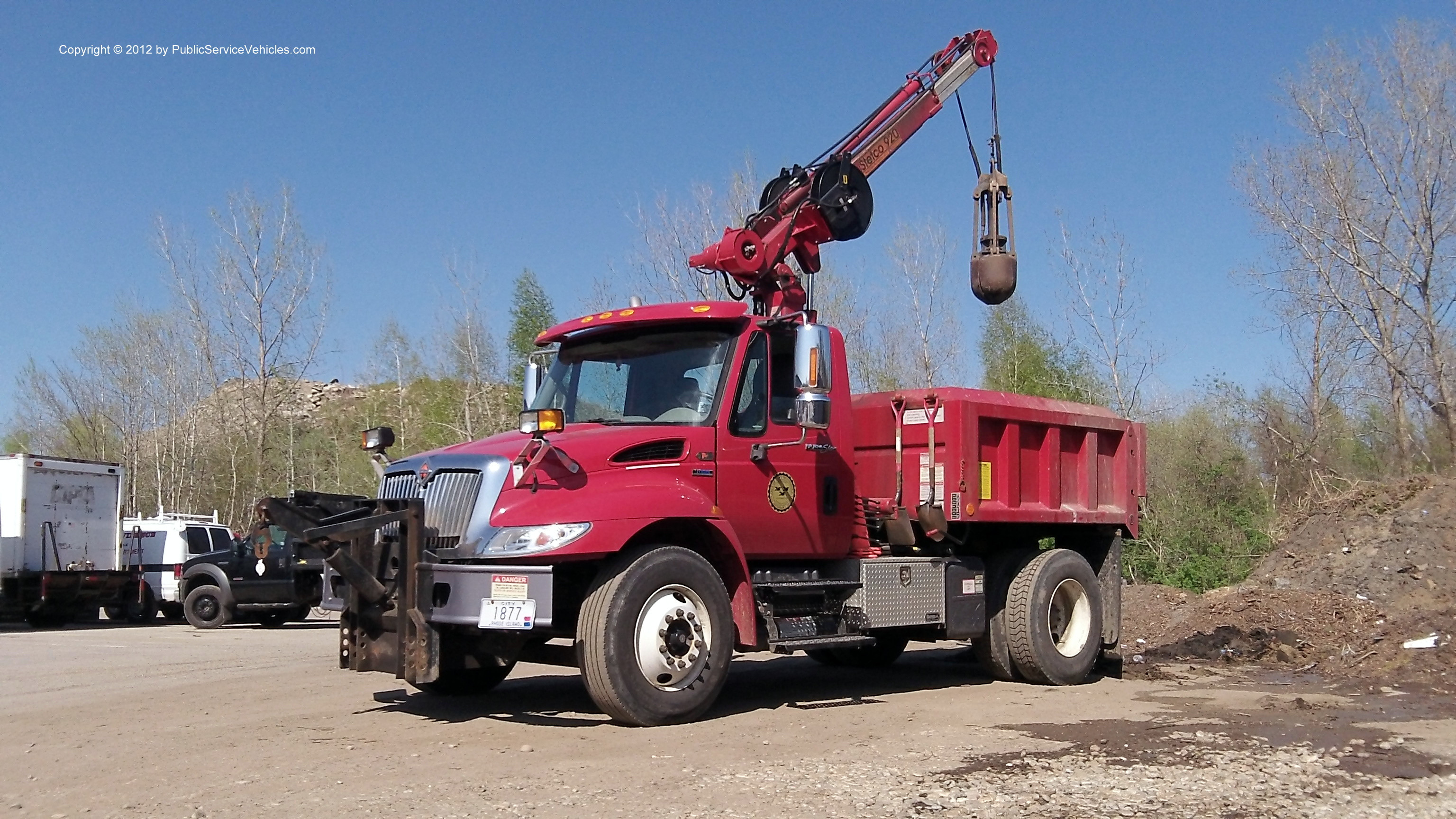 A photo  of East Providence Highway Division
            Truck 1877, a 2007-2012 International DuraStar             taken by Kieran Egan