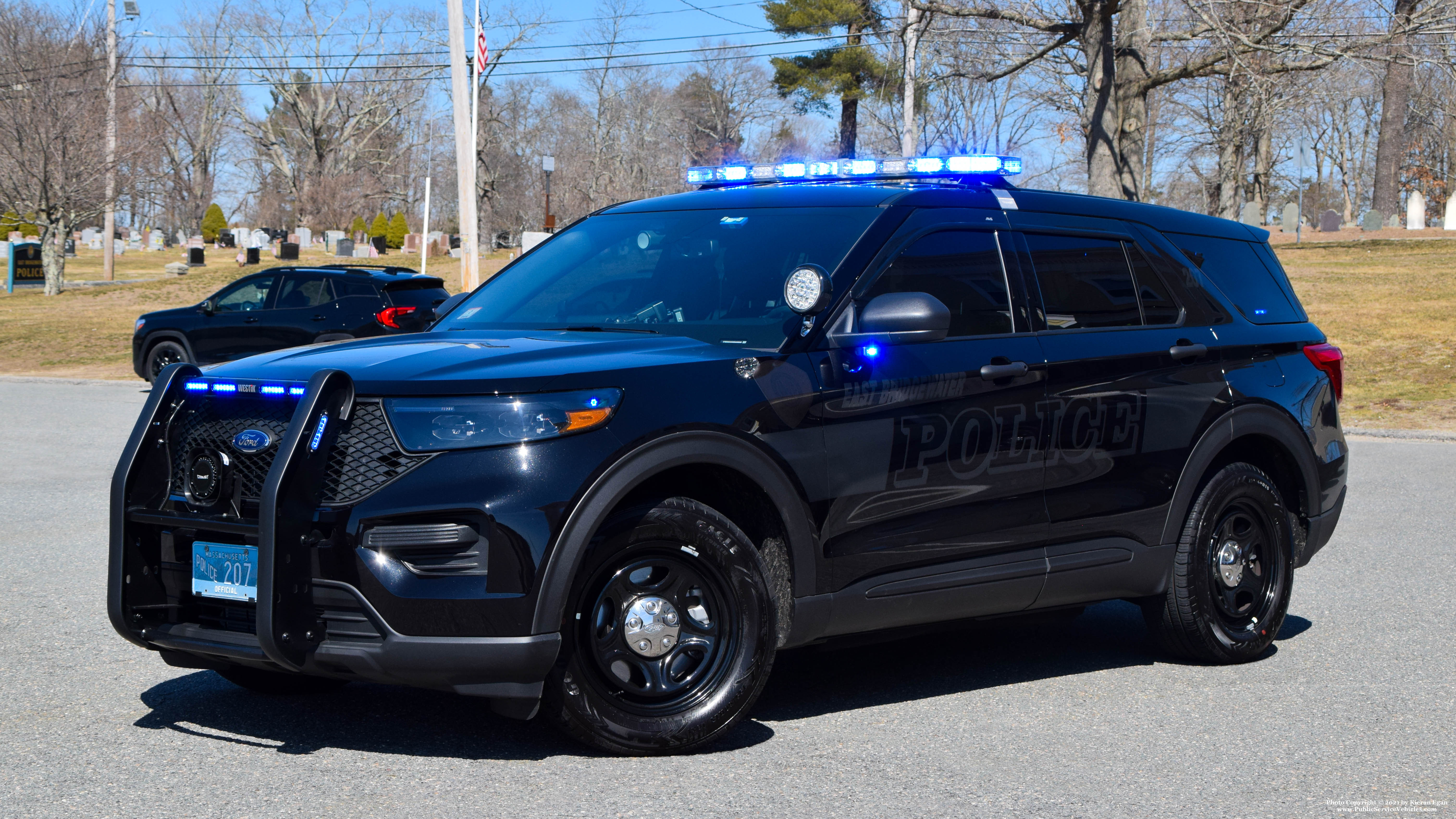 A photo  of East Bridgewater Police
            Cruiser 207, a 2021 Ford Police Interceptor Utility             taken by Kieran Egan