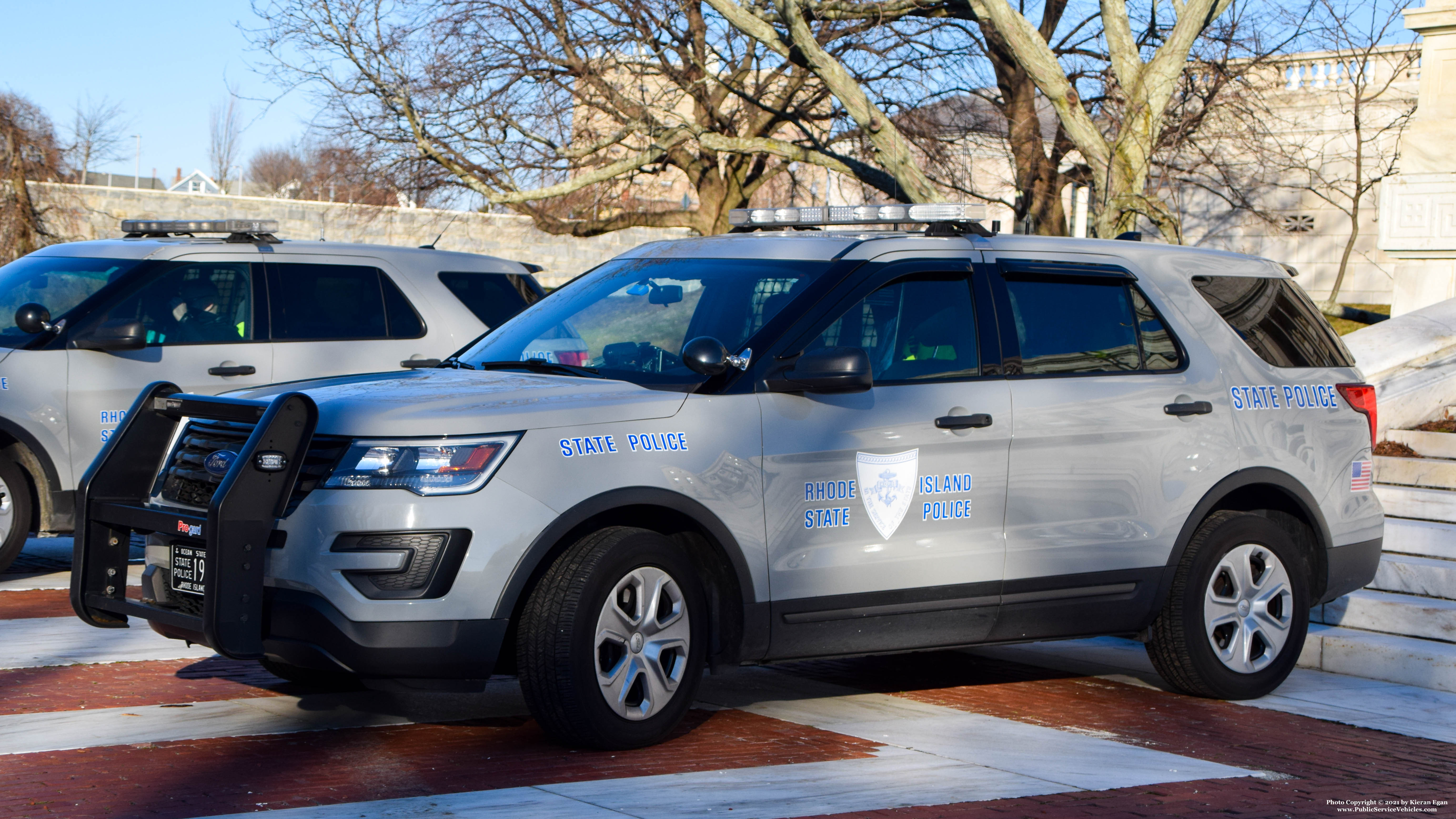 A photo  of Rhode Island State Police
            Cruiser 197, a 2017 Ford Police Interceptor Utility             taken by Kieran Egan