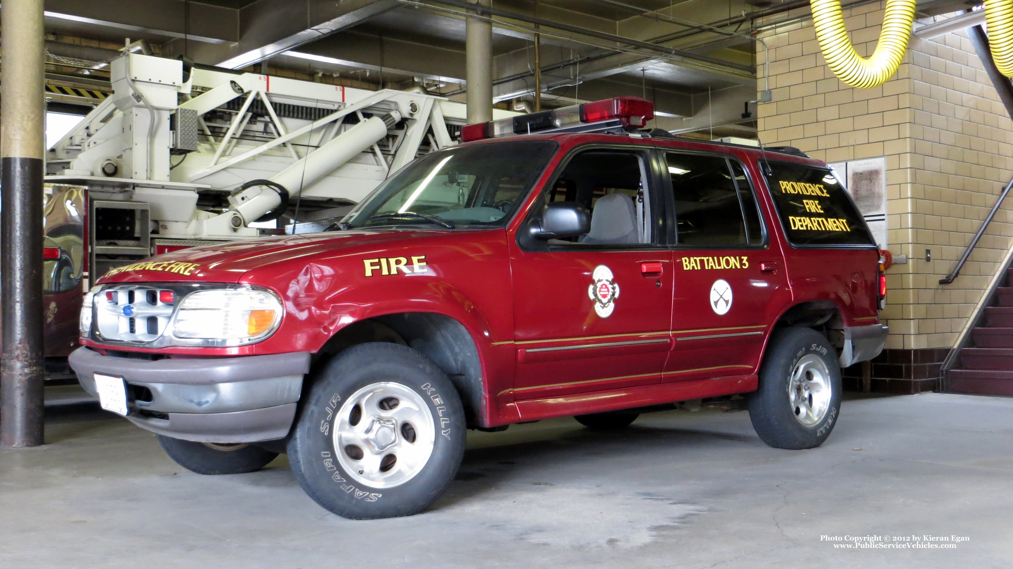 A photo  of Providence Fire
            Battalion 3, a 1995-2001 Ford Explorer             taken by Kieran Egan