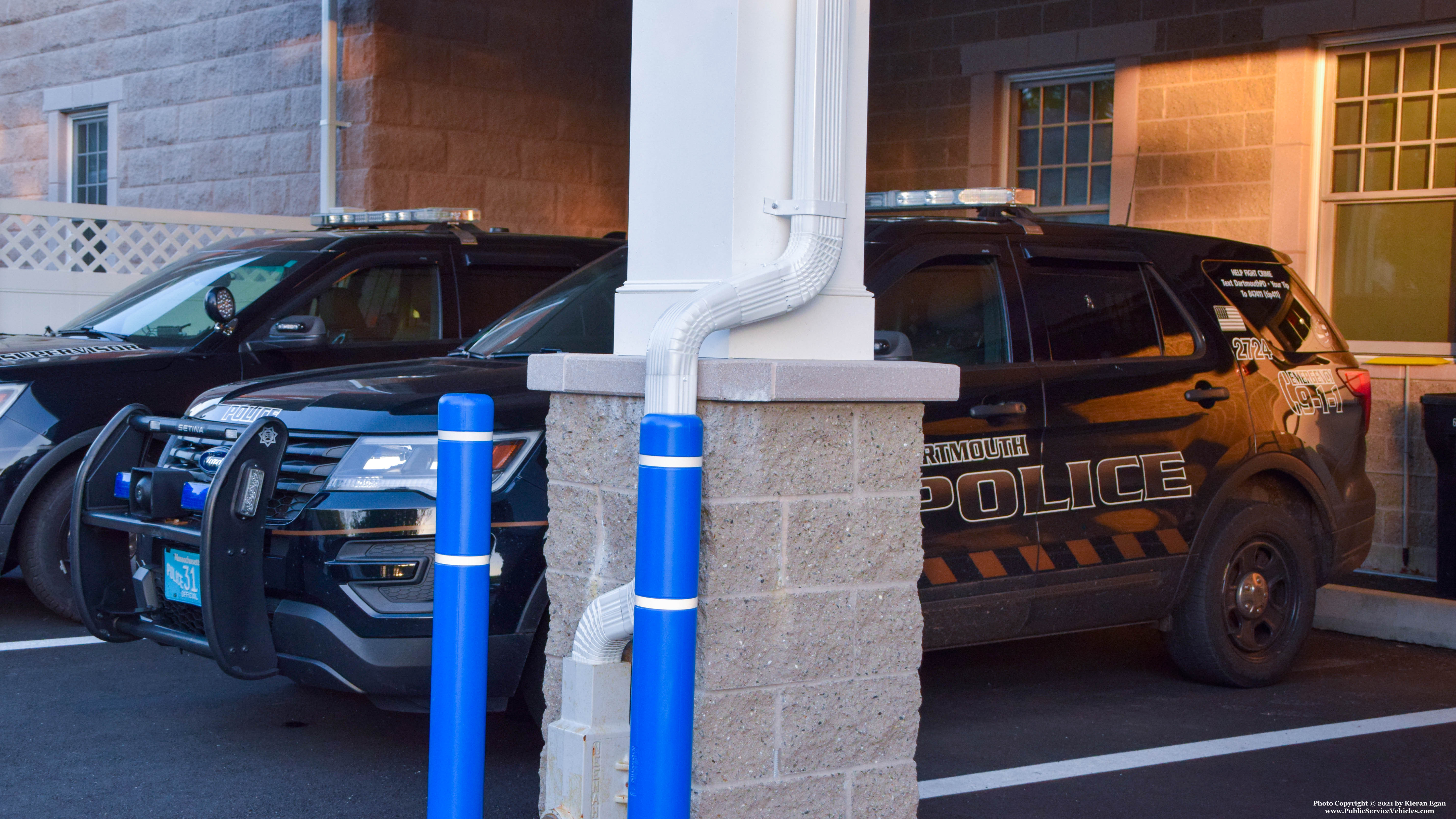 A photo  of Dartmouth Police
            Cruiser 2724, a 2018 Ford Police Interceptor Utility             taken by Kieran Egan
