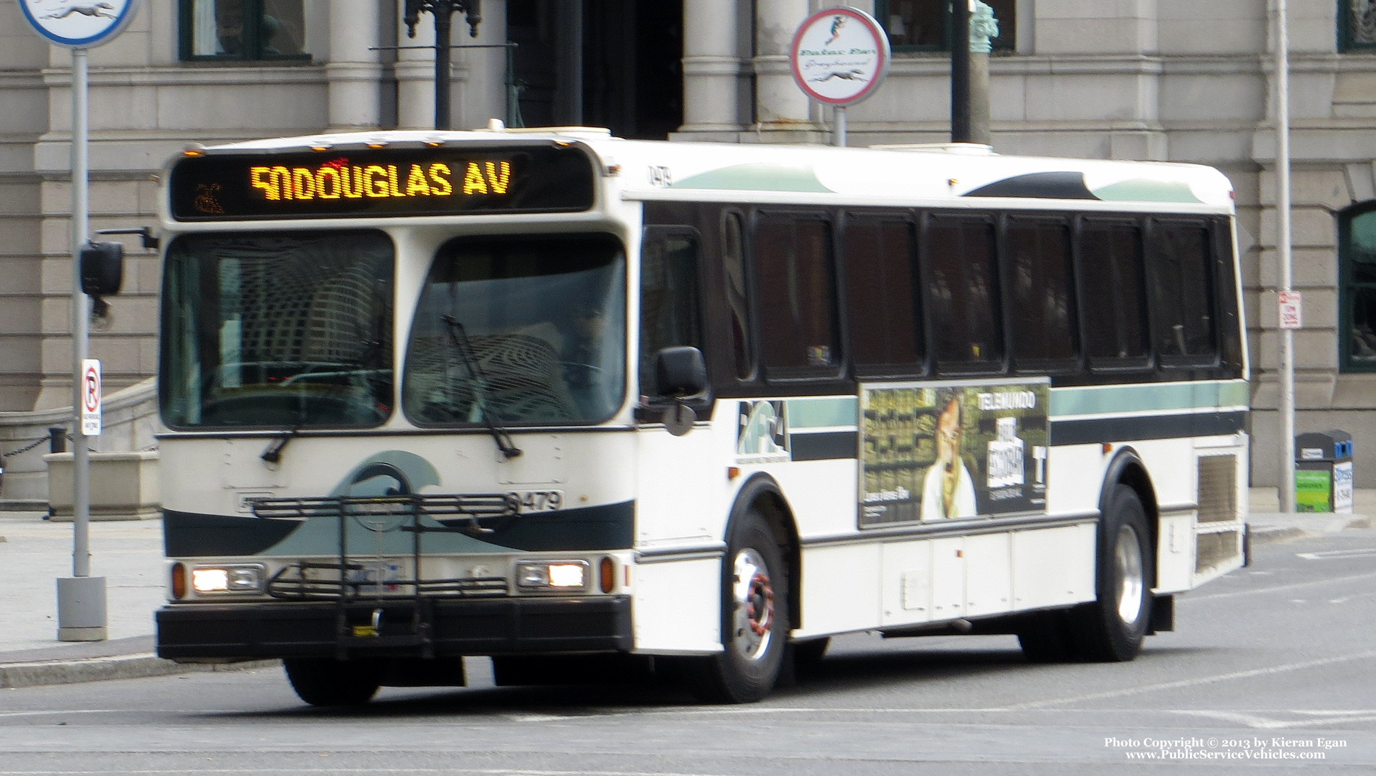 A photo  of Rhode Island Public Transit Authority
            Bus 0479, a 2004 Orion V 05.501             taken by Kieran Egan