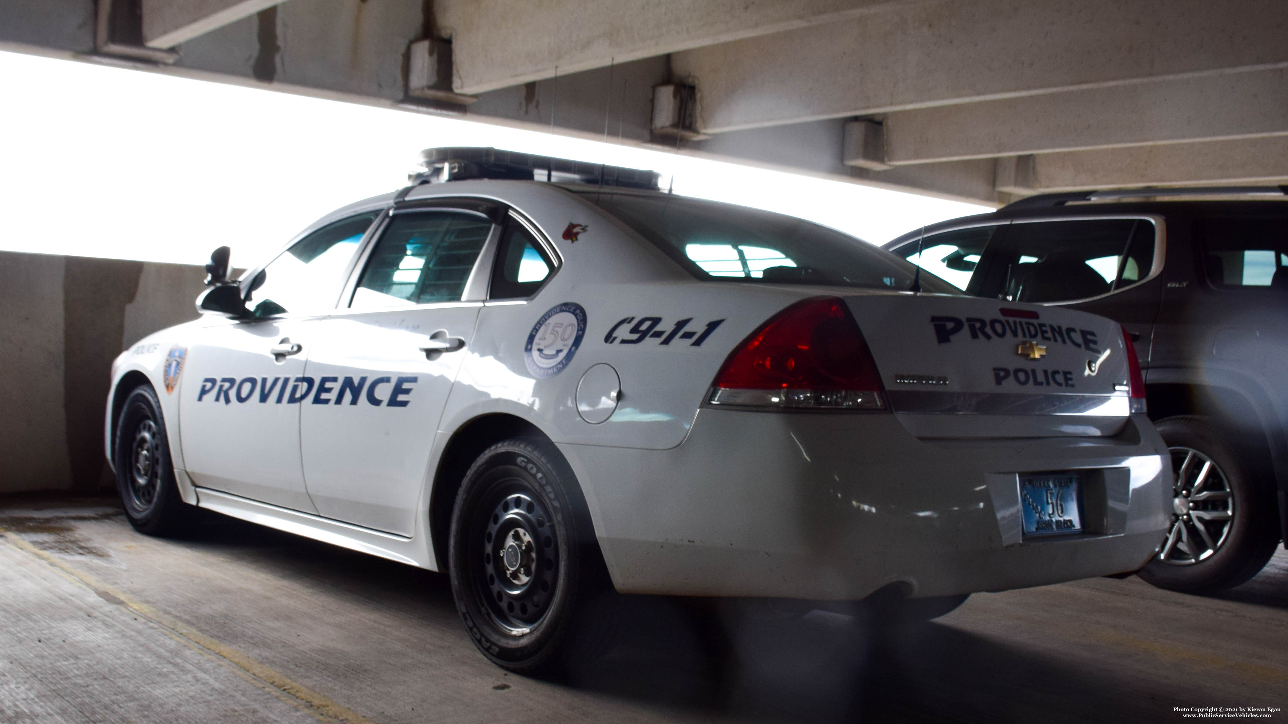 A photo  of Providence Police
            Cruiser 56, a 2006-2013 Chevrolet Impala             taken by Kieran Egan