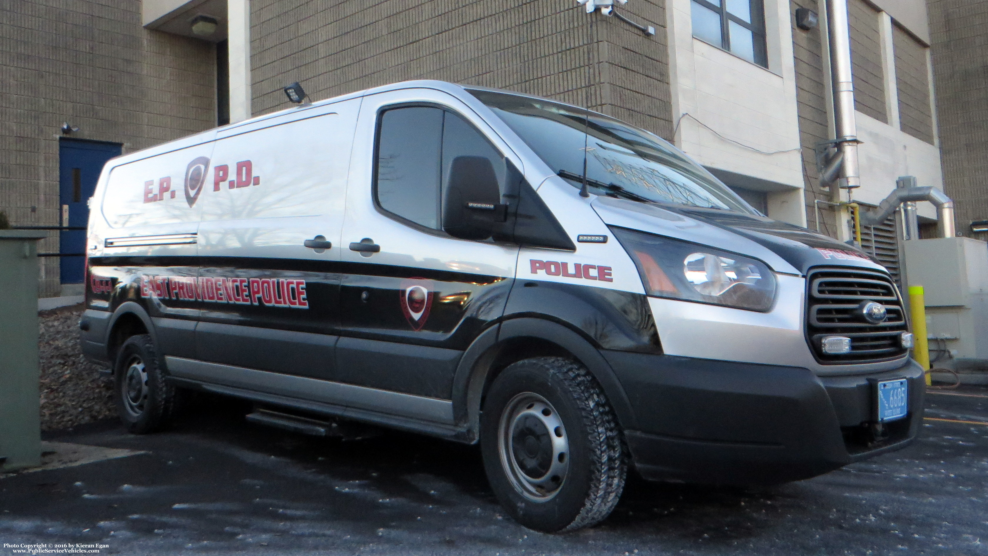 A photo  of East Providence Police
            Car 20, a 2016 Ford Transit Cargo Van             taken by Kieran Egan