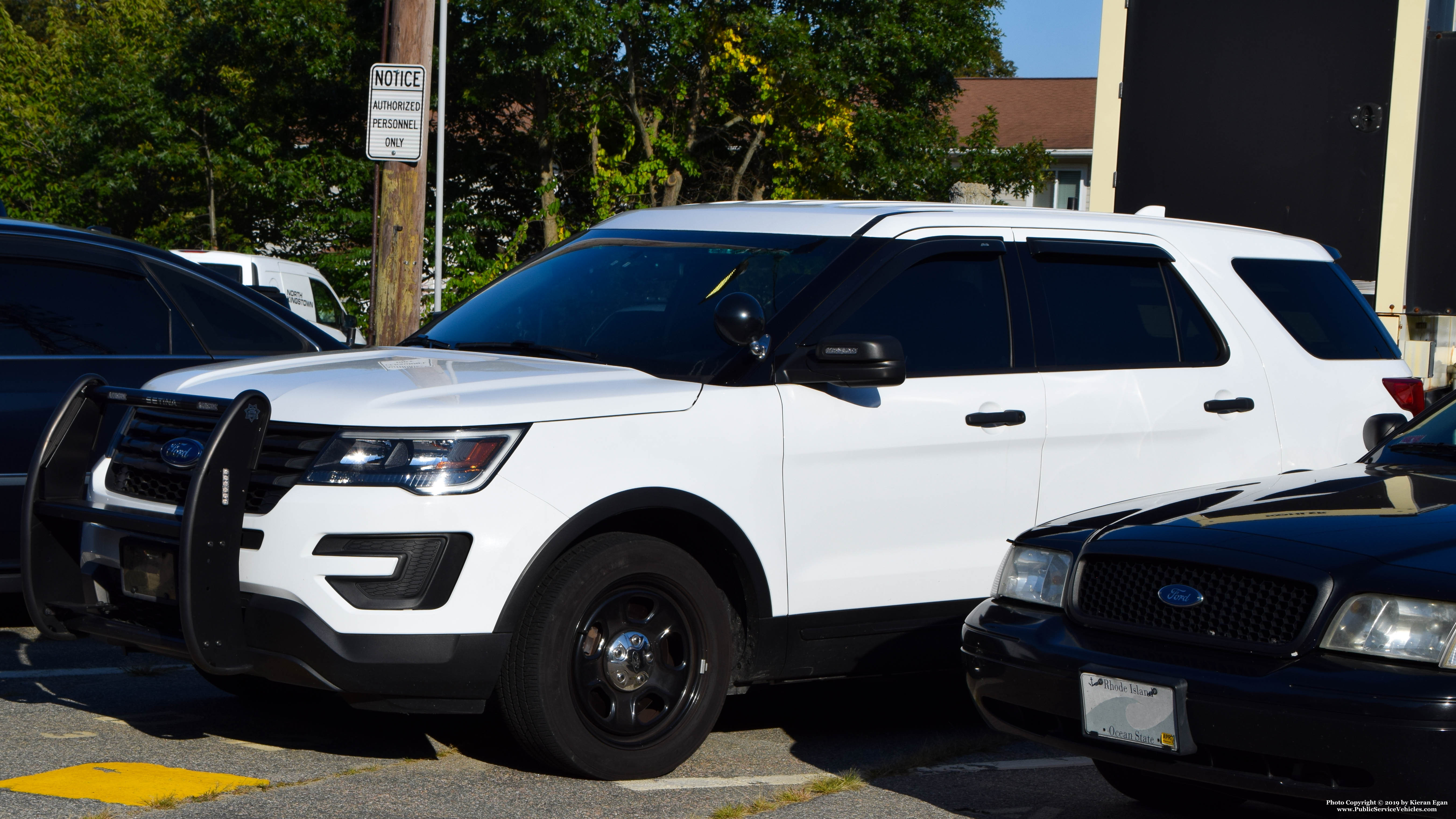 A photo  of North Kingstown Police
            Unmarked Unit, a 2017 Ford Police Interceptor Utility             taken by Kieran Egan