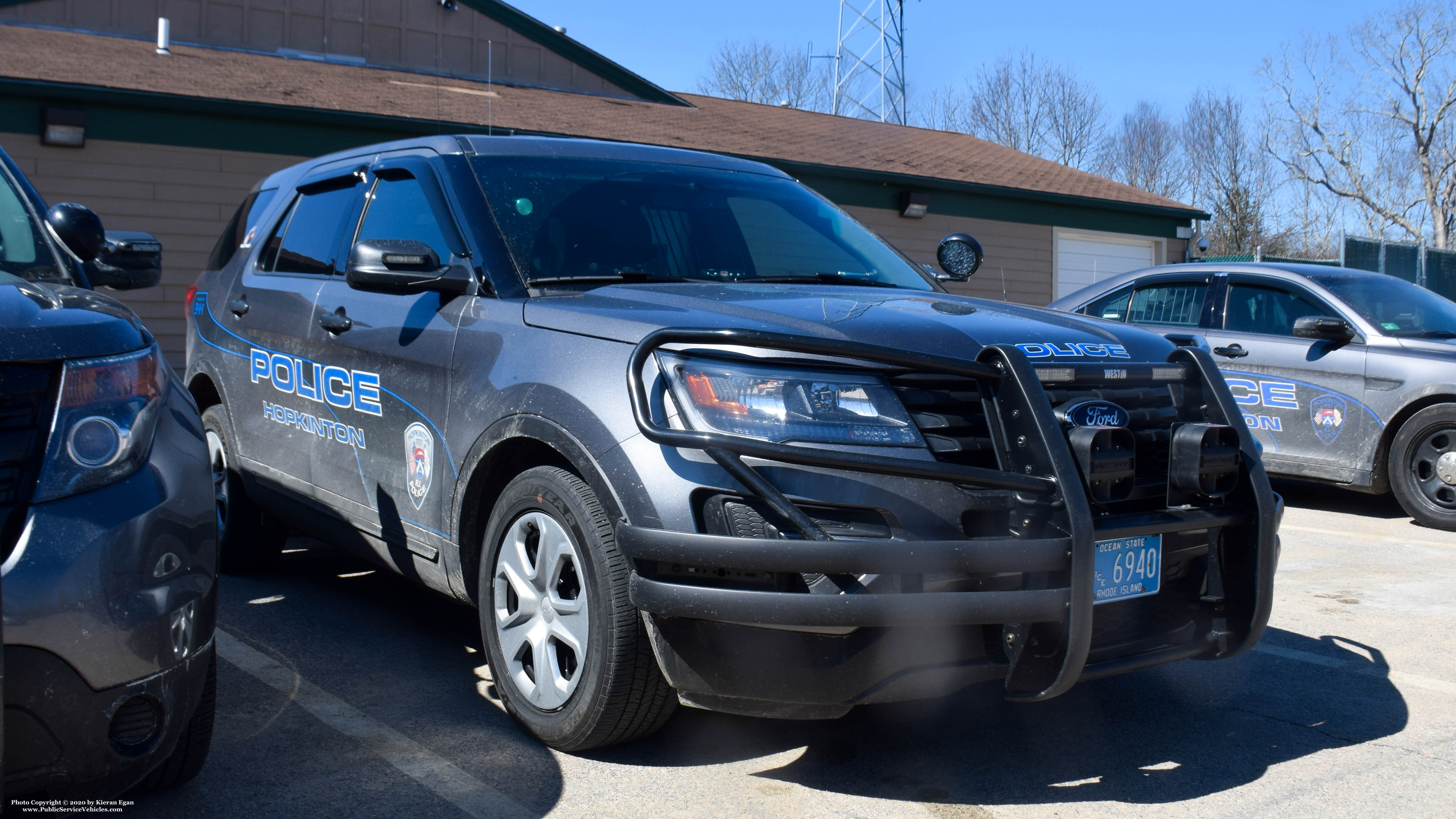 A photo  of Hopkinton Police
            Cruiser 6940, a 2016-2019 Ford Police Interceptor Utility             taken by Kieran Egan