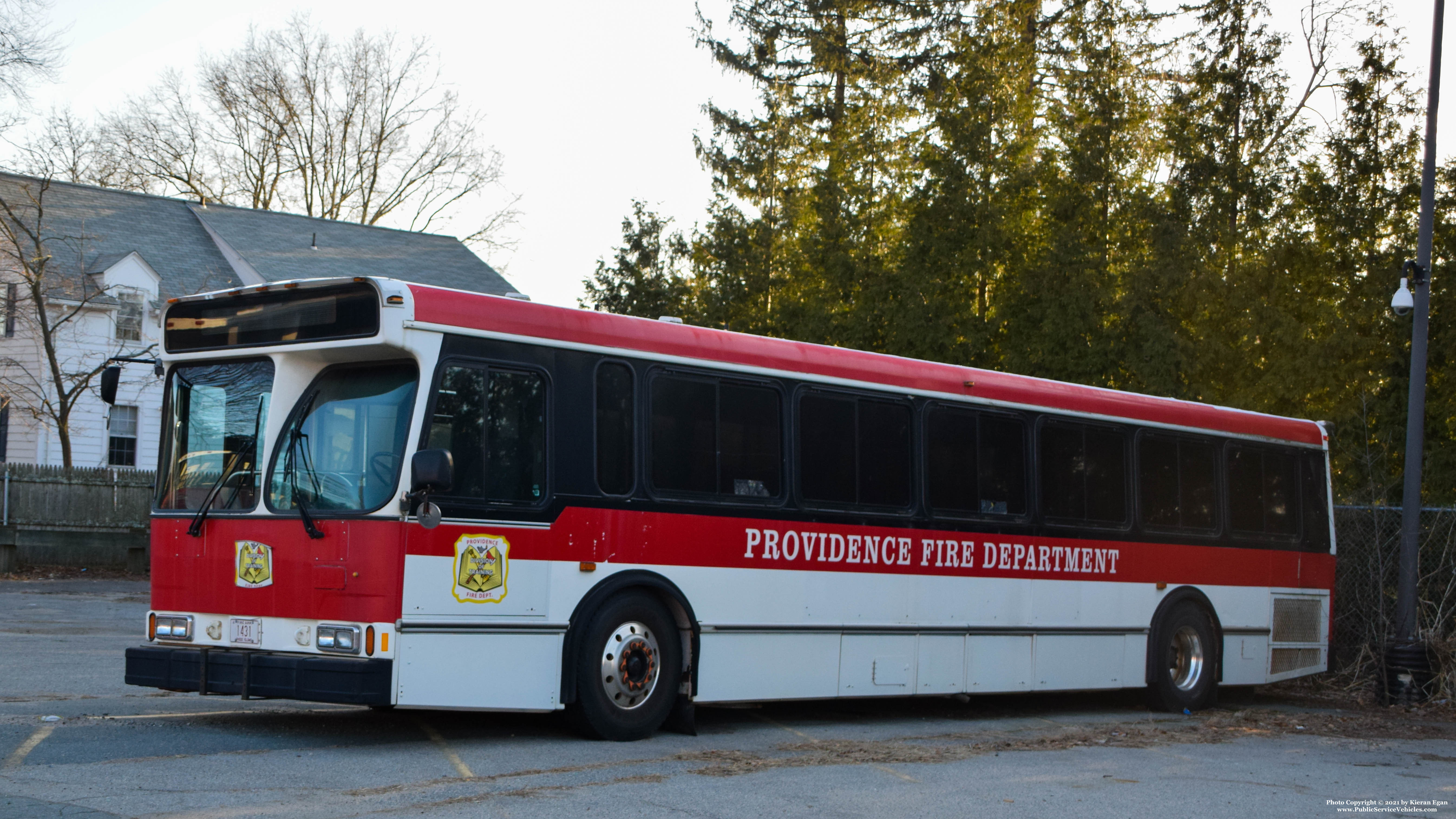 A photo  of Providence Fire
            Mobile Transport 1, a 2004 Orion V 05.501             taken by Kieran Egan