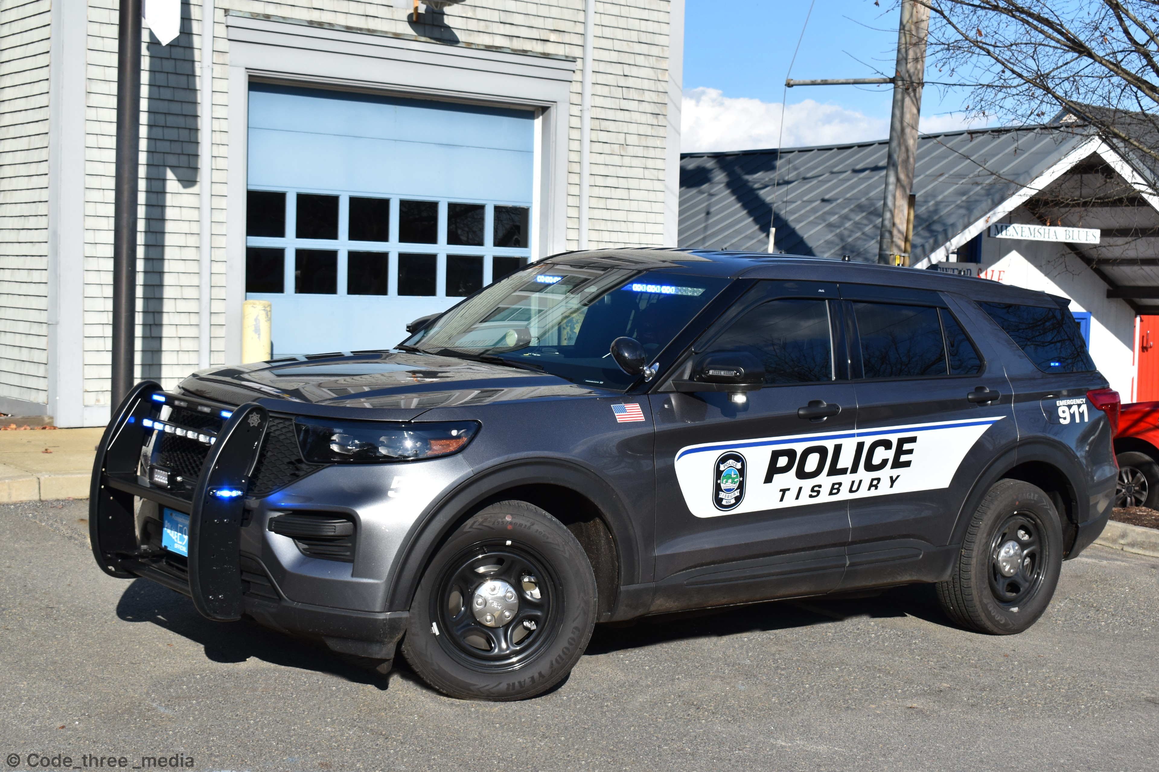A photo  of Tisbury Police
            Car 5, a 2020 Ford Police Interceptor Utility             taken by Nate Hall