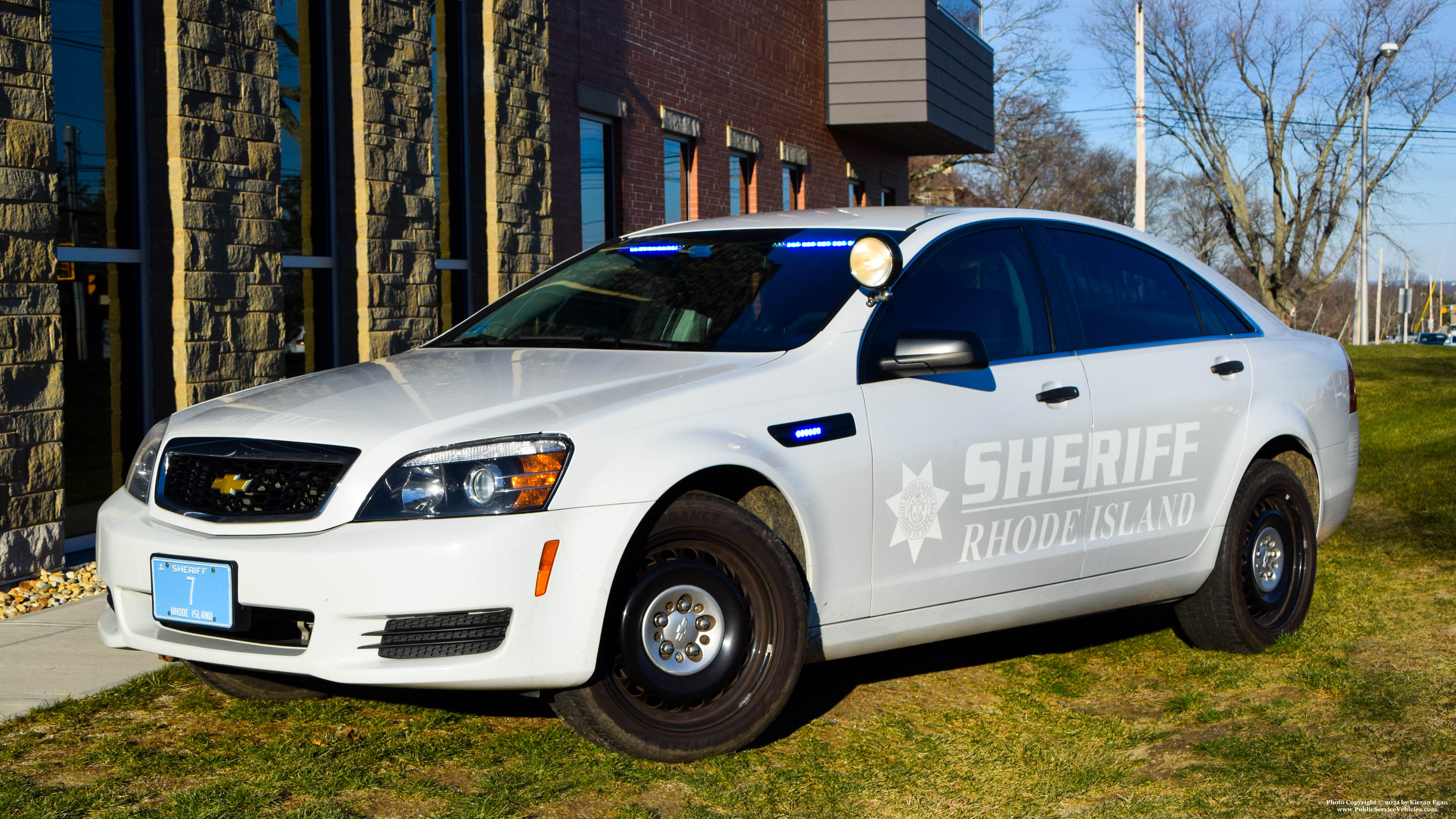 A photo  of Rhode Island Division of Sheriffs
            Cruiser 7, a 2016 Chevrolet Caprice             taken by Kieran Egan
