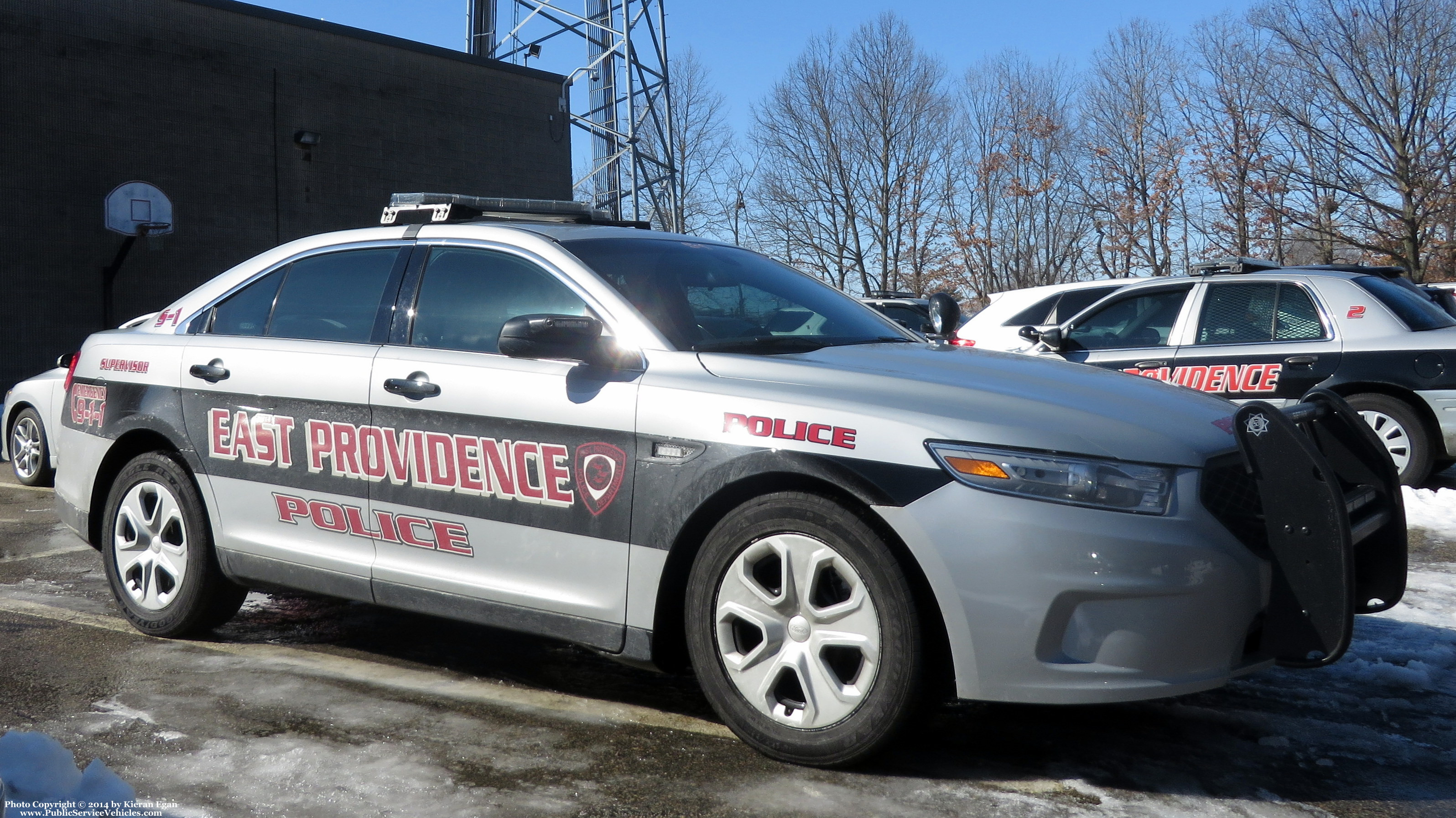 A photo  of East Providence Police
            Spare Supervisor Unit, a 2013 Ford Police Interceptor Sedan             taken by Kieran Egan