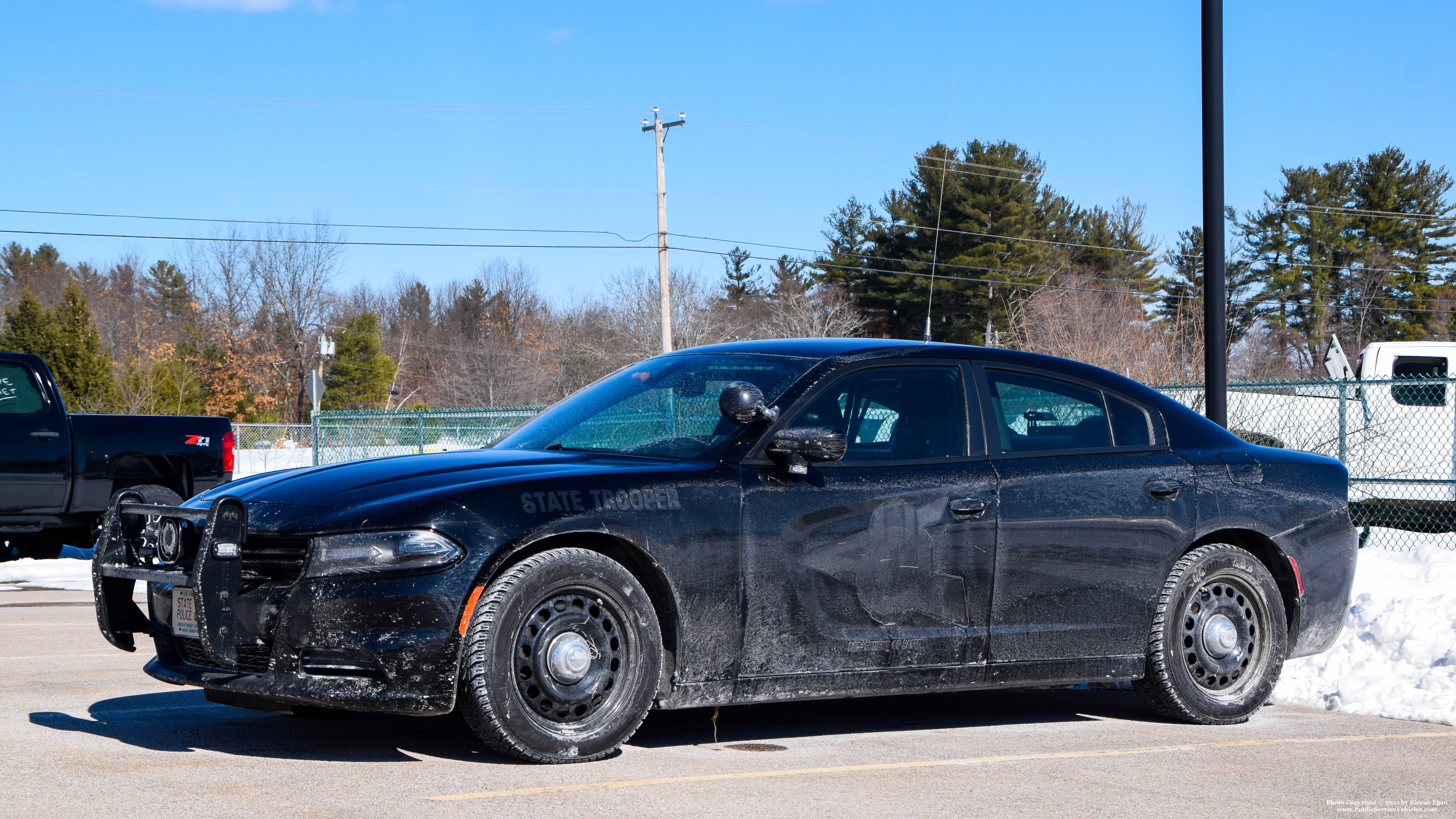 A photo  of New Hampshire State Police
            Cruiser 210, a 2015-2019 Dodge Charger             taken by Kieran Egan
