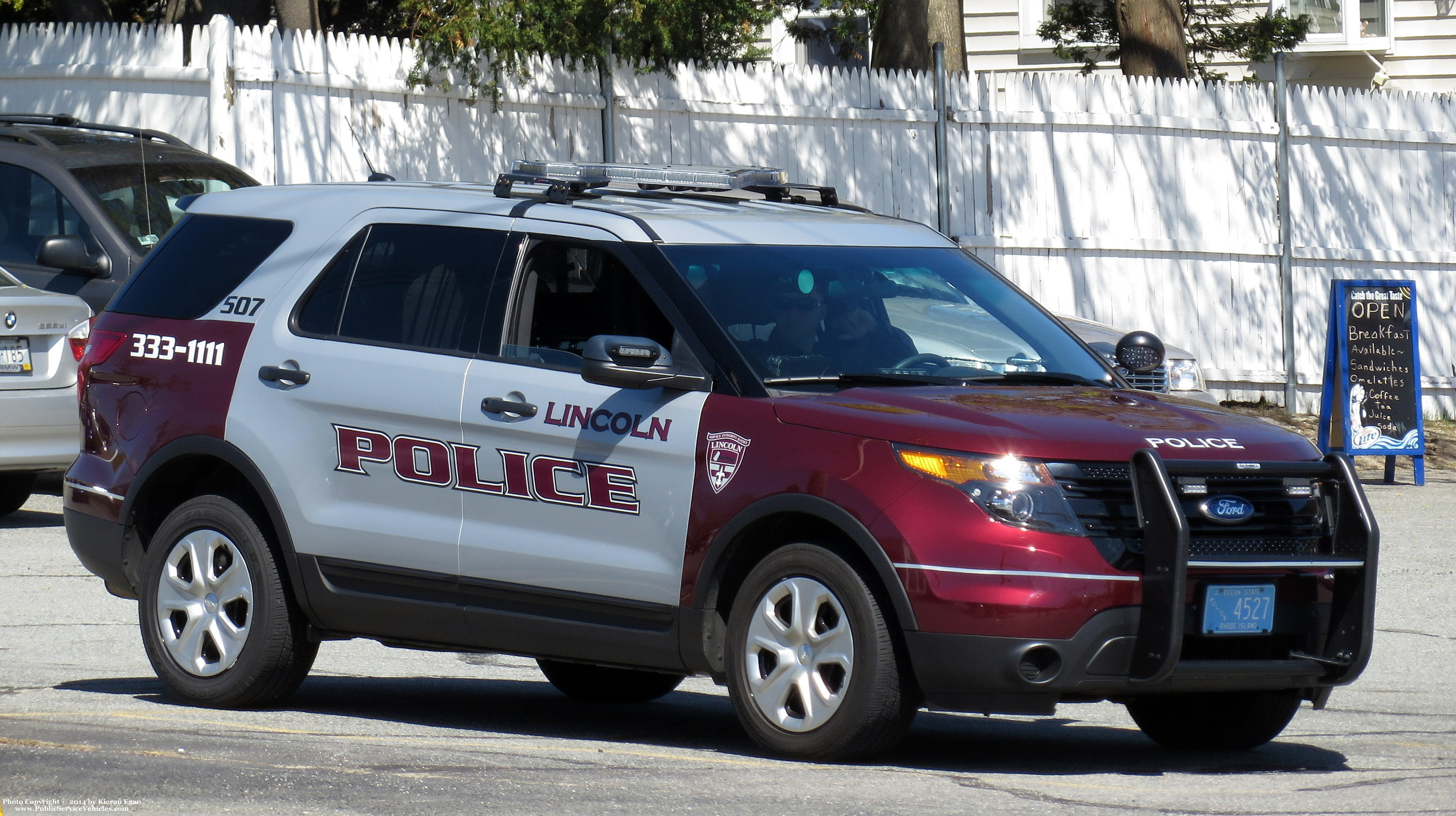 A photo  of Lincoln Police
            Cruiser 507, a 2014 Ford Police Interceptor Utility             taken by Kieran Egan