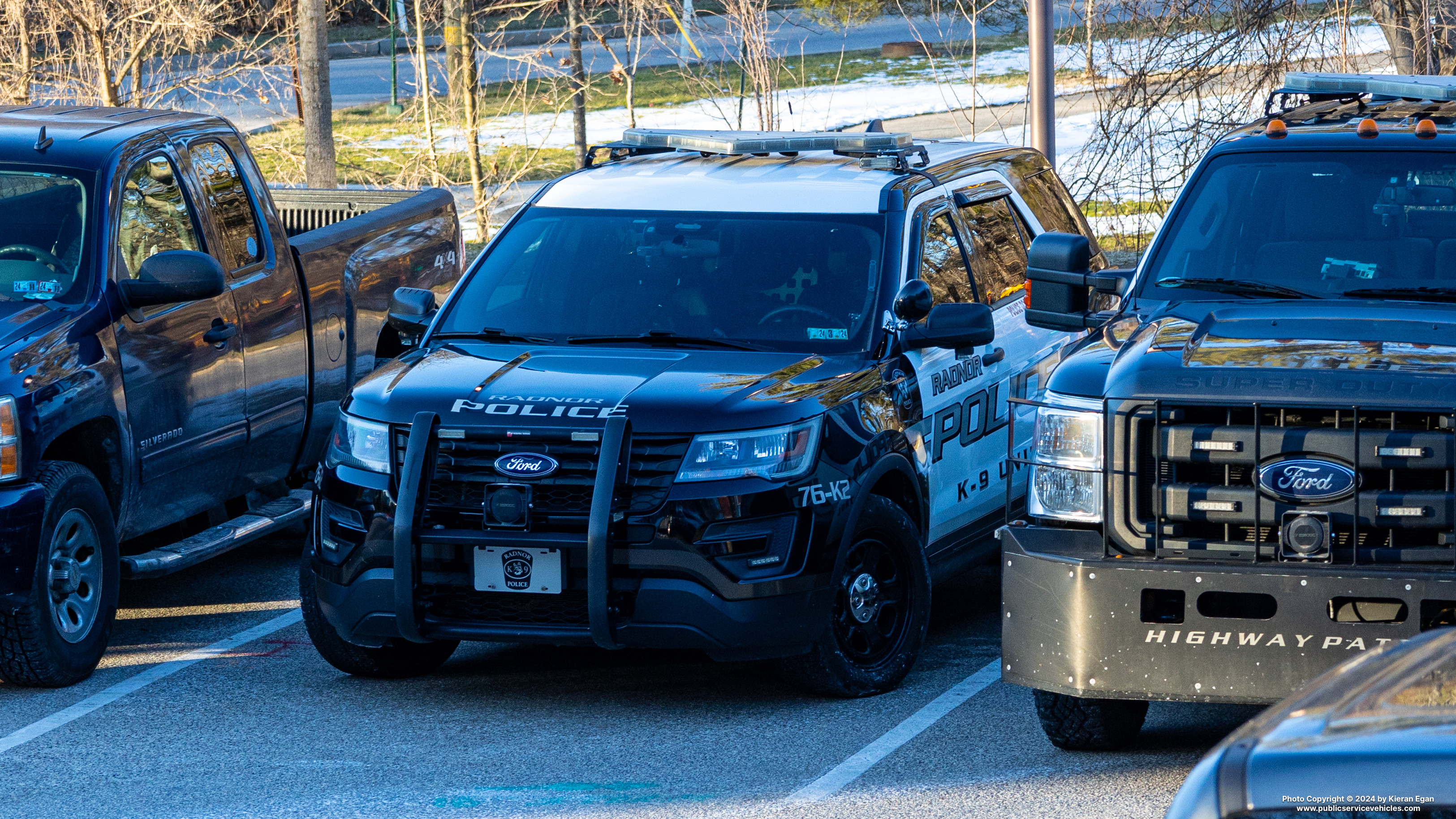 A photo  of Radnor Township Police
            Cruiser 76-K2, a 2016-2019 Ford Police Interceptor Utility             taken by Kieran Egan